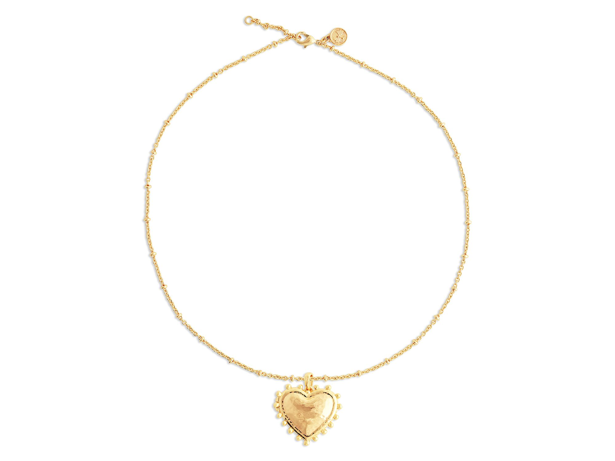 Large Heart Locket Pendant Necklace, 16"-17" — Image 7
