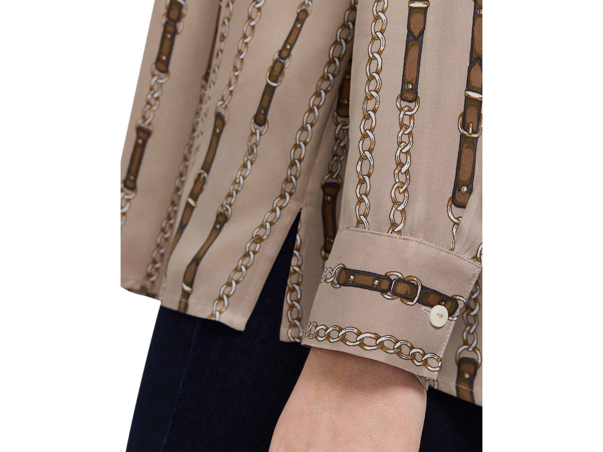 Luna Chain Print Shirt — Image 3