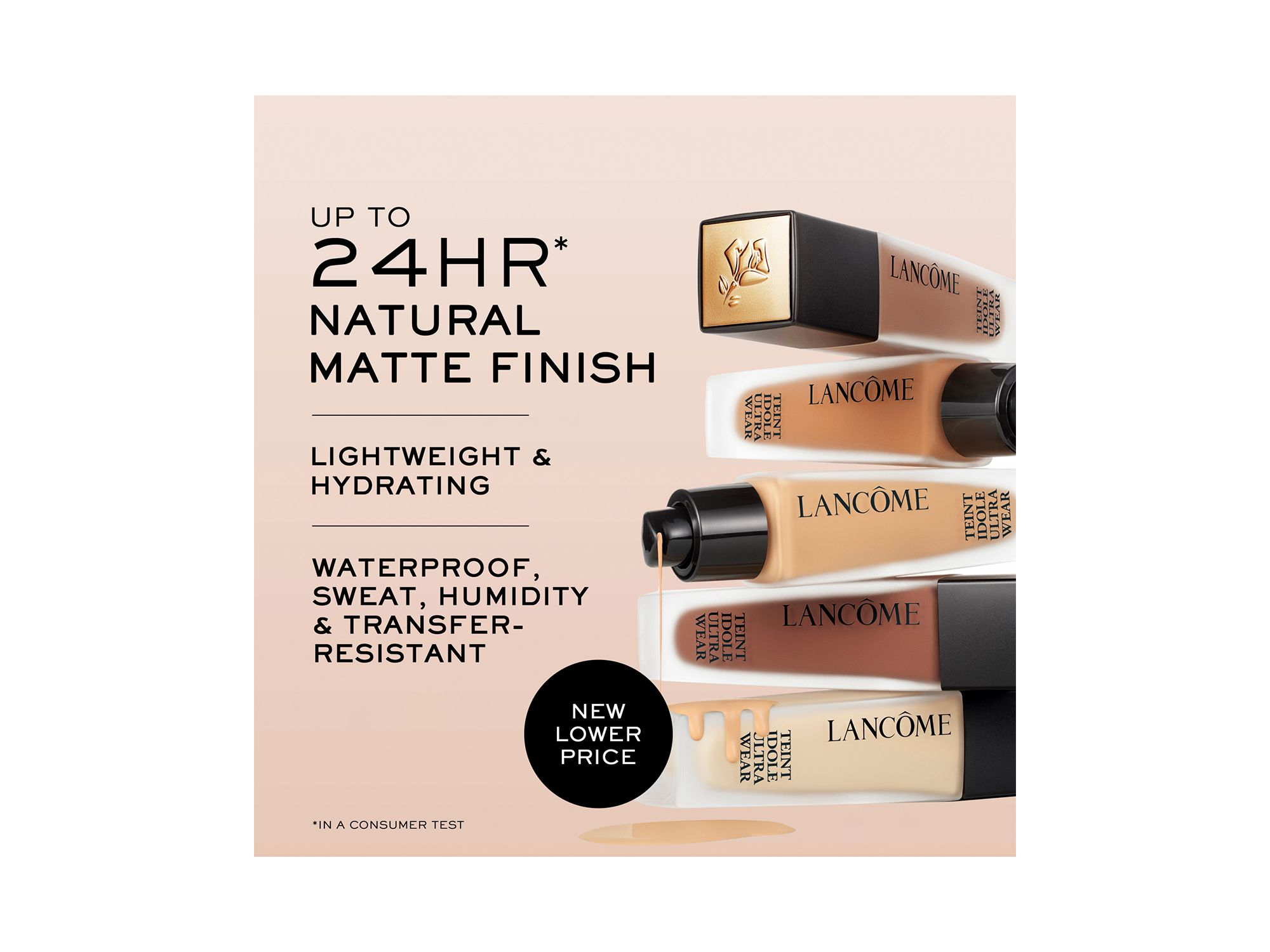 Teint Idole Ultra Wear Foundation 1 oz. — Image 10