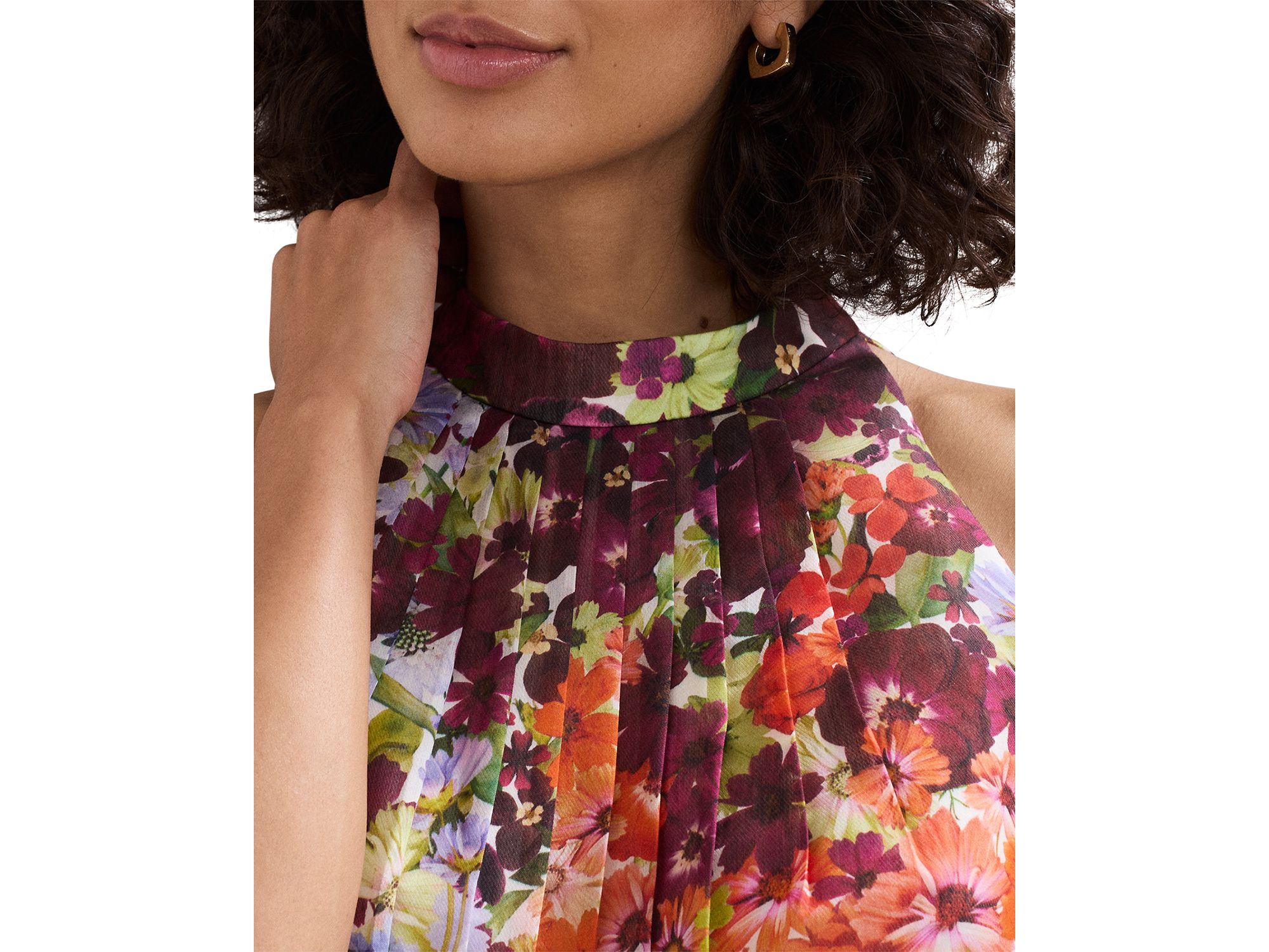 Bethany Floral Print Dress — Image 3