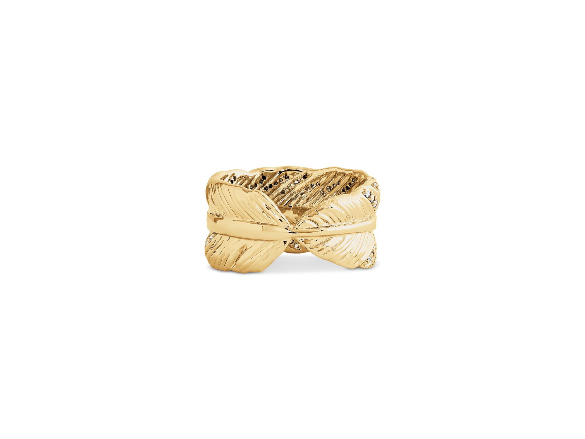 Feather Pavé Ring — Image 6