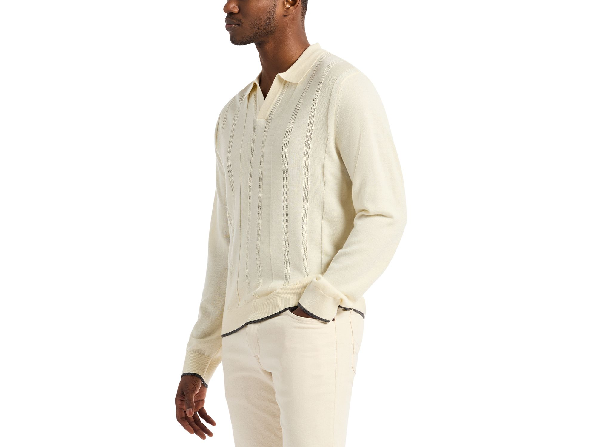 Fenmore Sweater Polo Shirt — Image 4