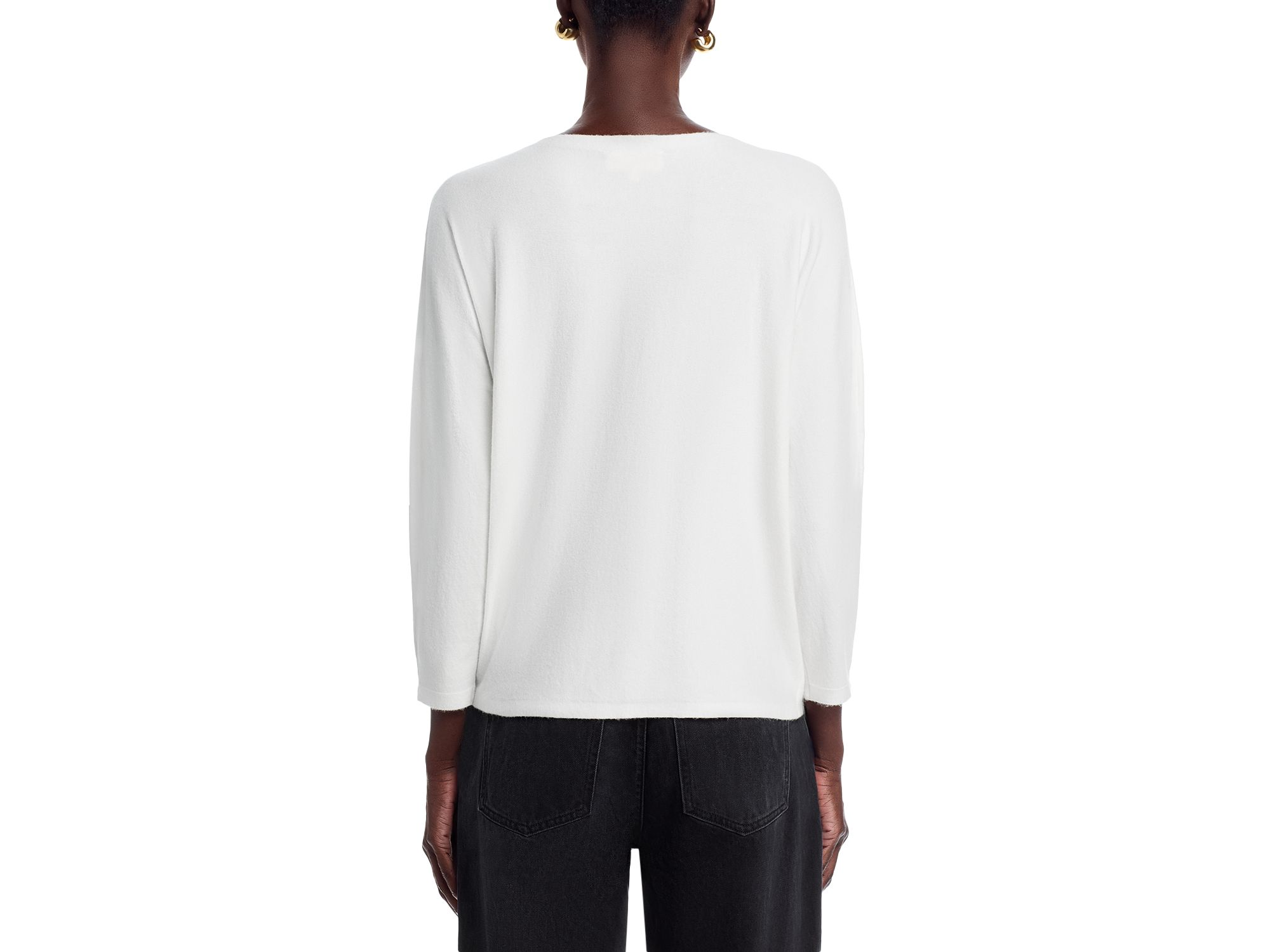 Flower Embellished Dolman Sleeve Sweater — Image 3