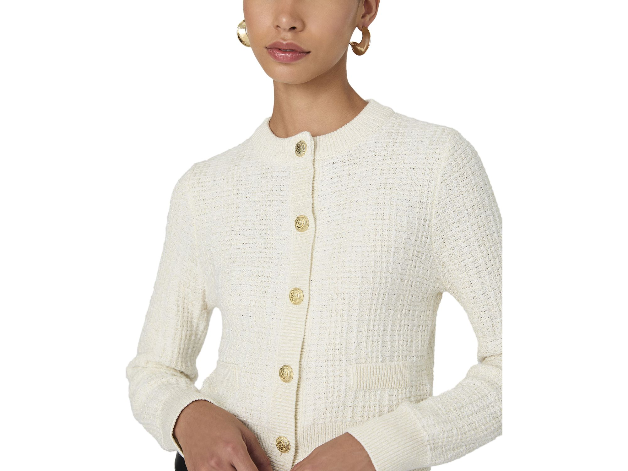 Lurex Tweed Cardigan — Image 3