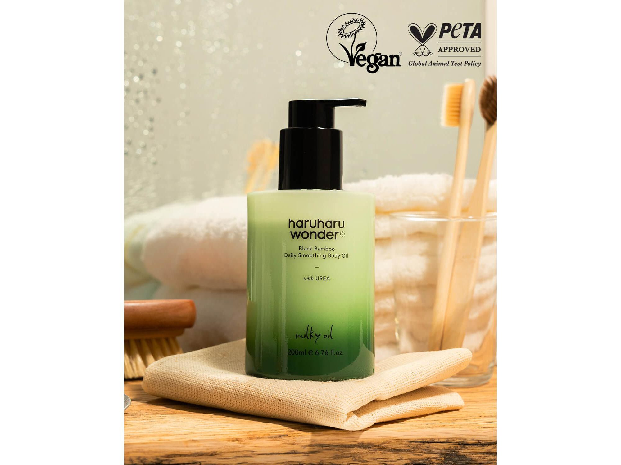 Black Bamboo Daily Smoothing Body Oil — Image 3