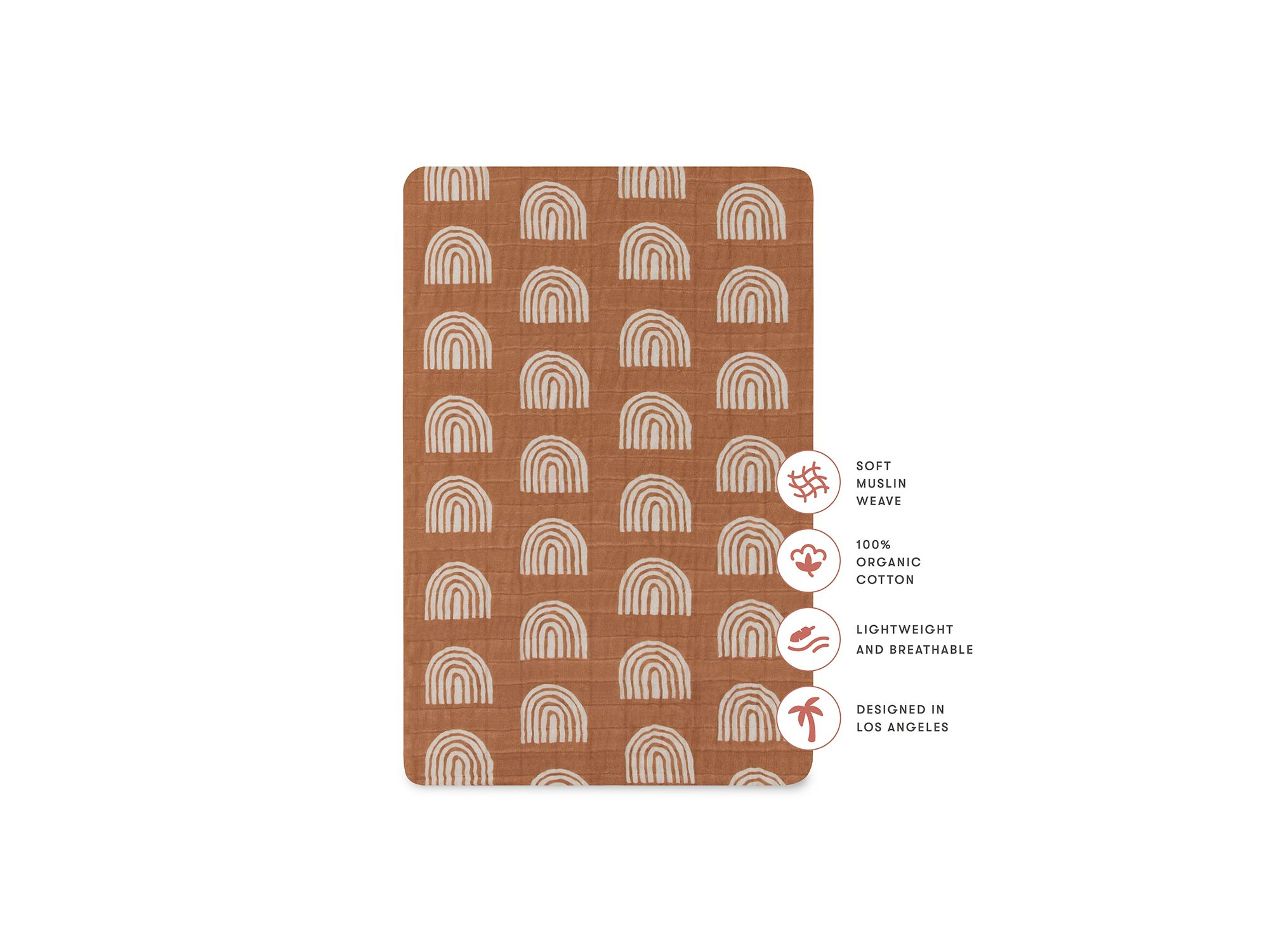 All Stages Bassinet Sheet in GOTS Certified Organic Muslin Cotton — Image 6