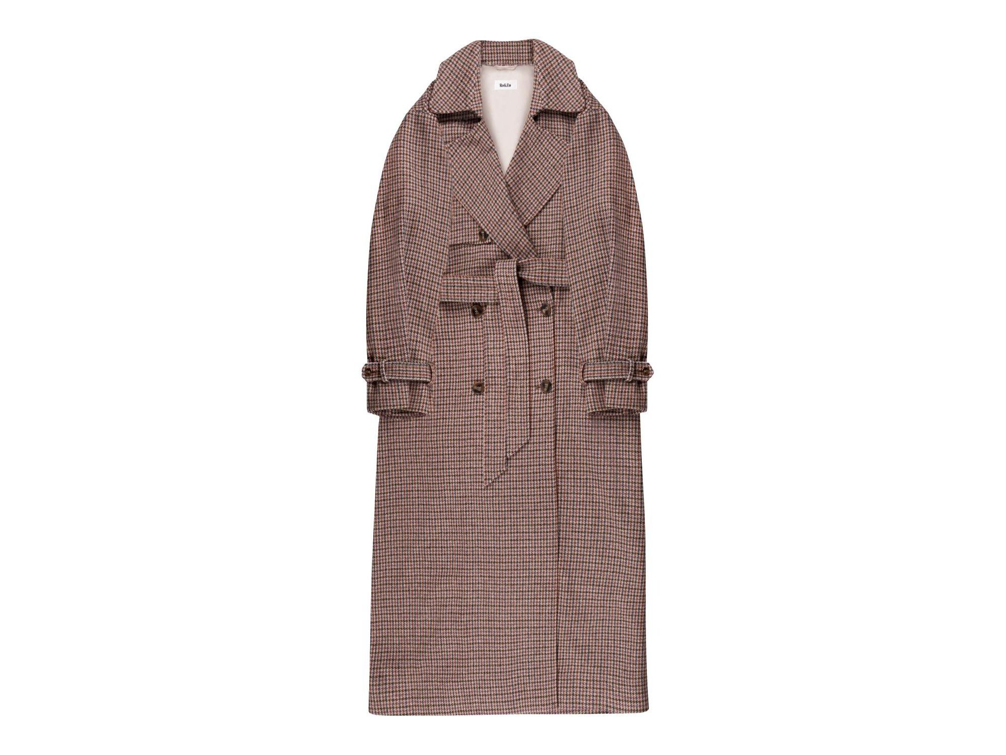 Multi Check Trench Belted Coat — Image 3