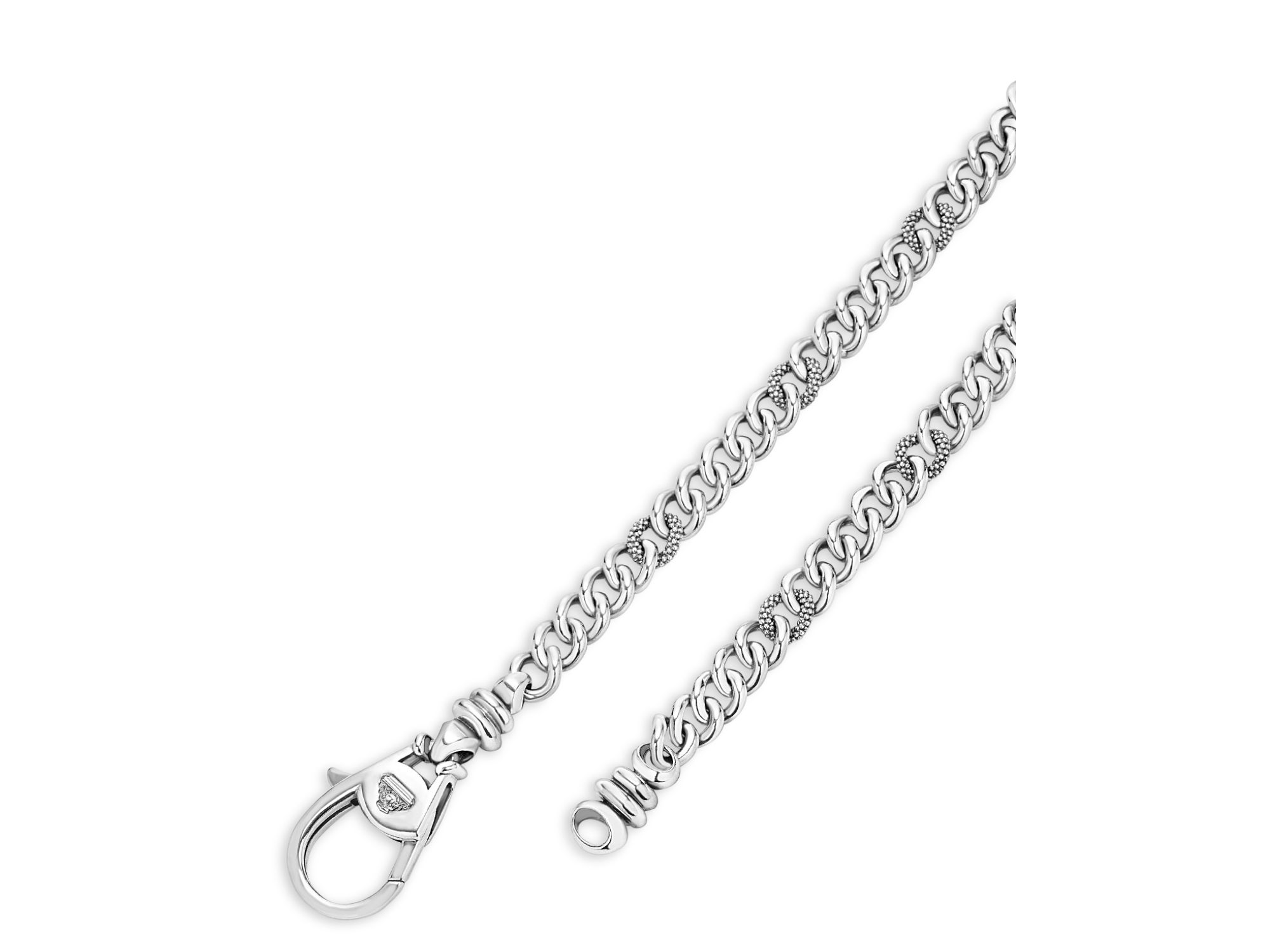 Men's Sterling Anthem Curb Link Chain Necklace/Key Chain - Exclusive — Image 6