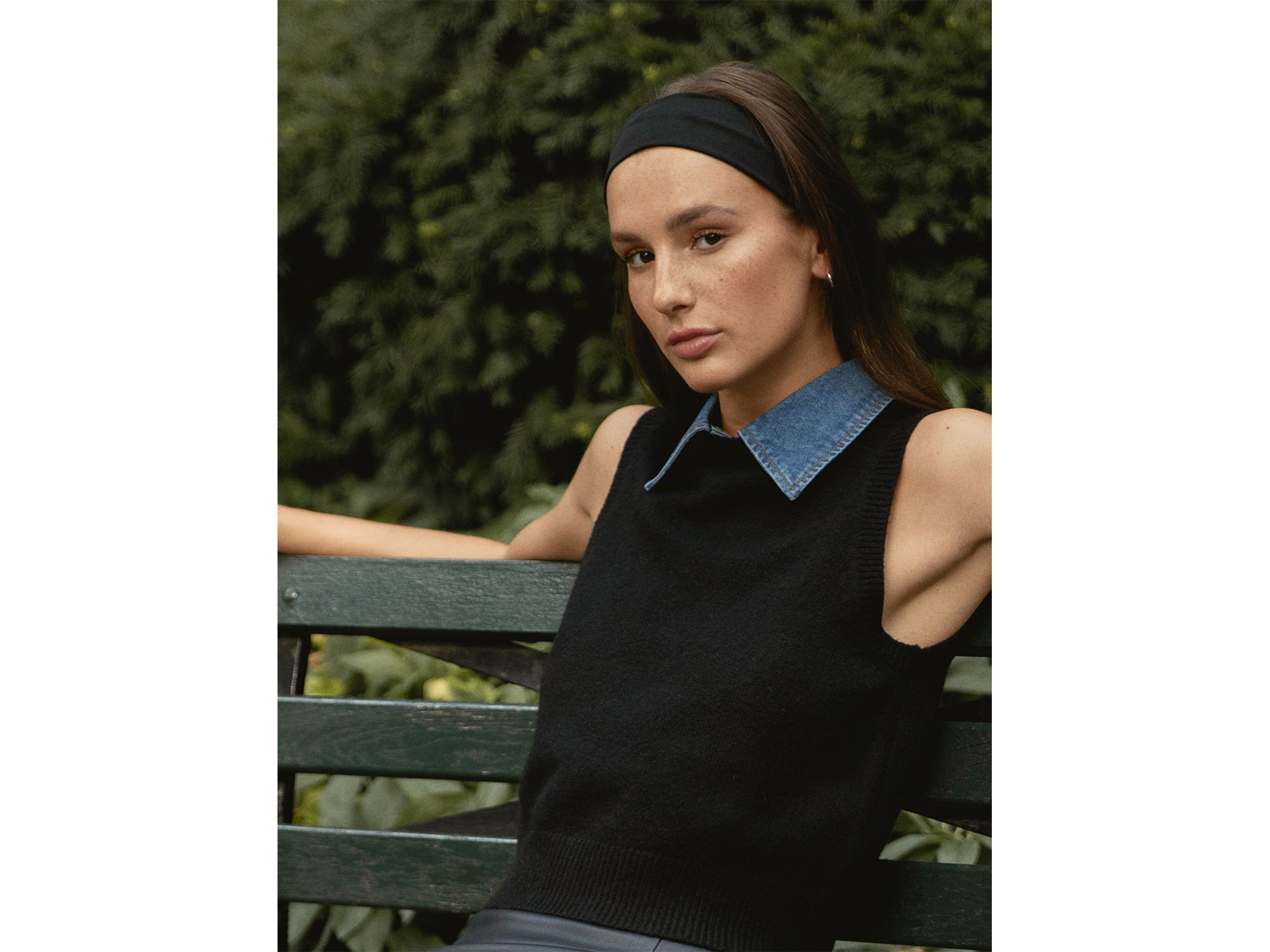 Ellie Knit Collar Vest — Image 4