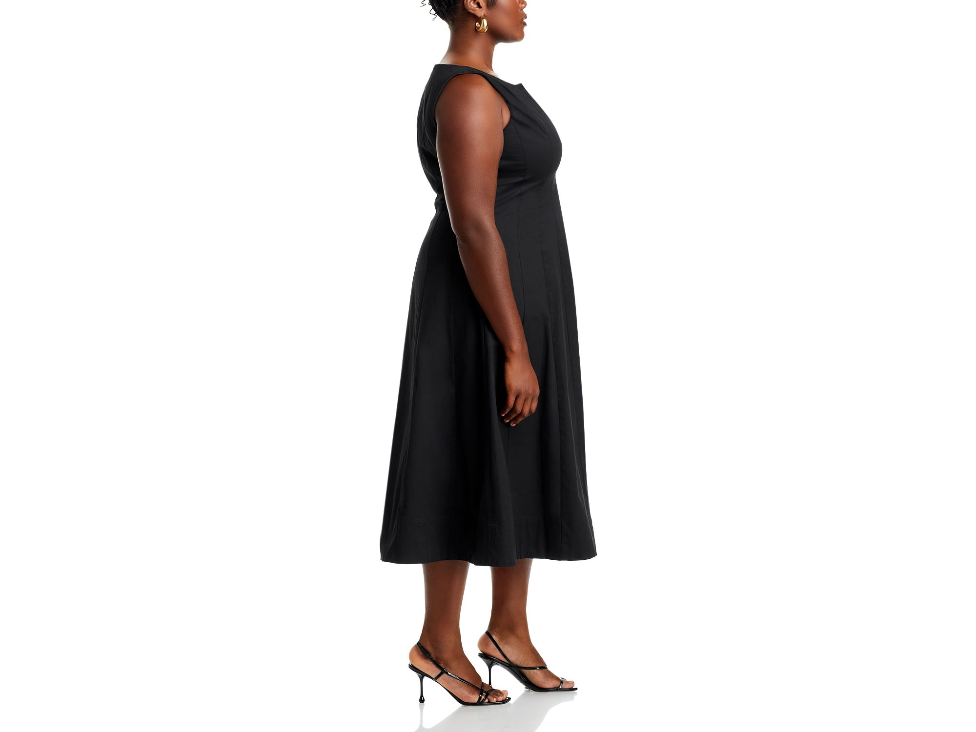 Paneled Midi Dress - Exclusive — Image 6