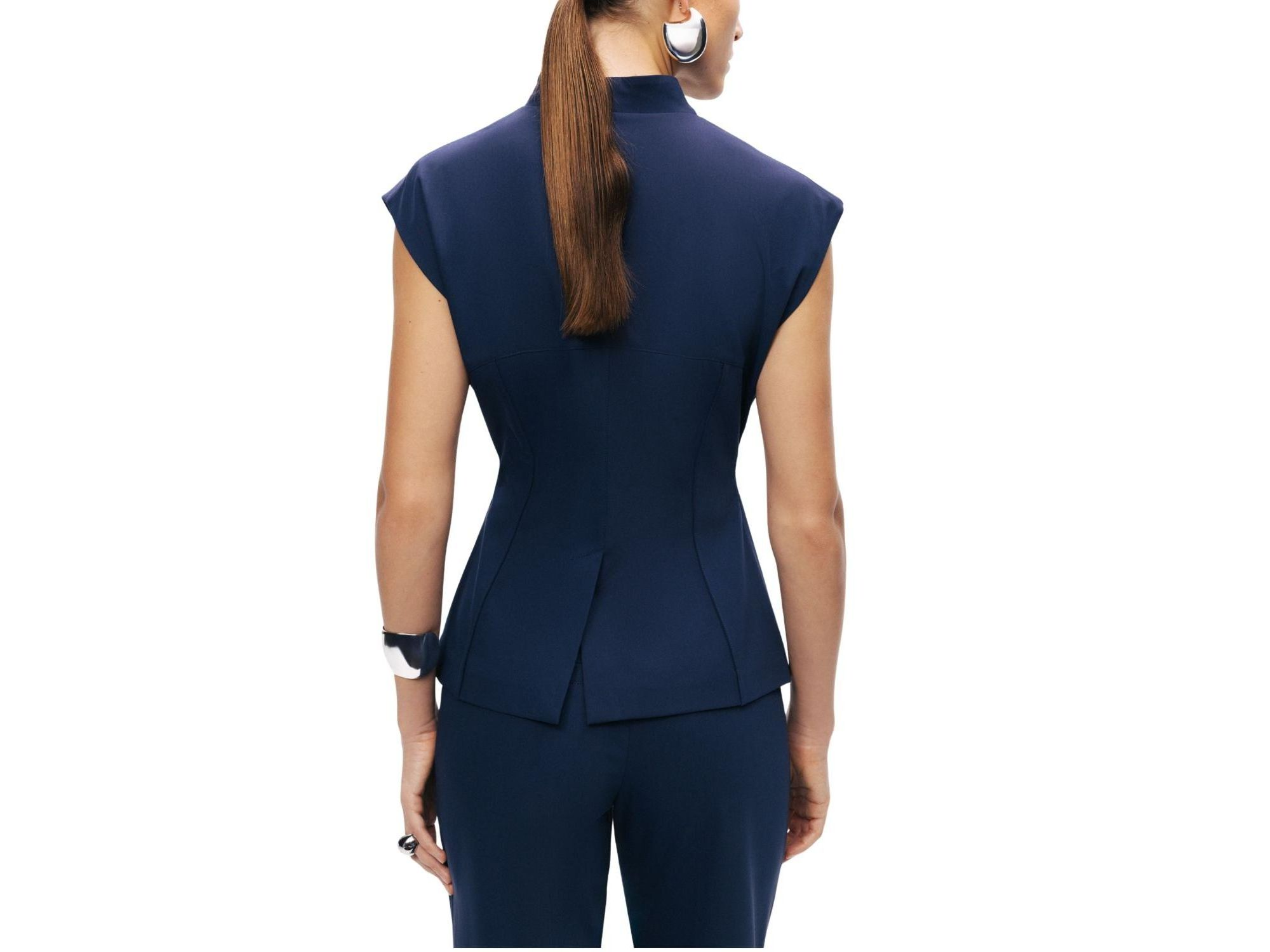 Tailored Sleeveless Vest — Image 5