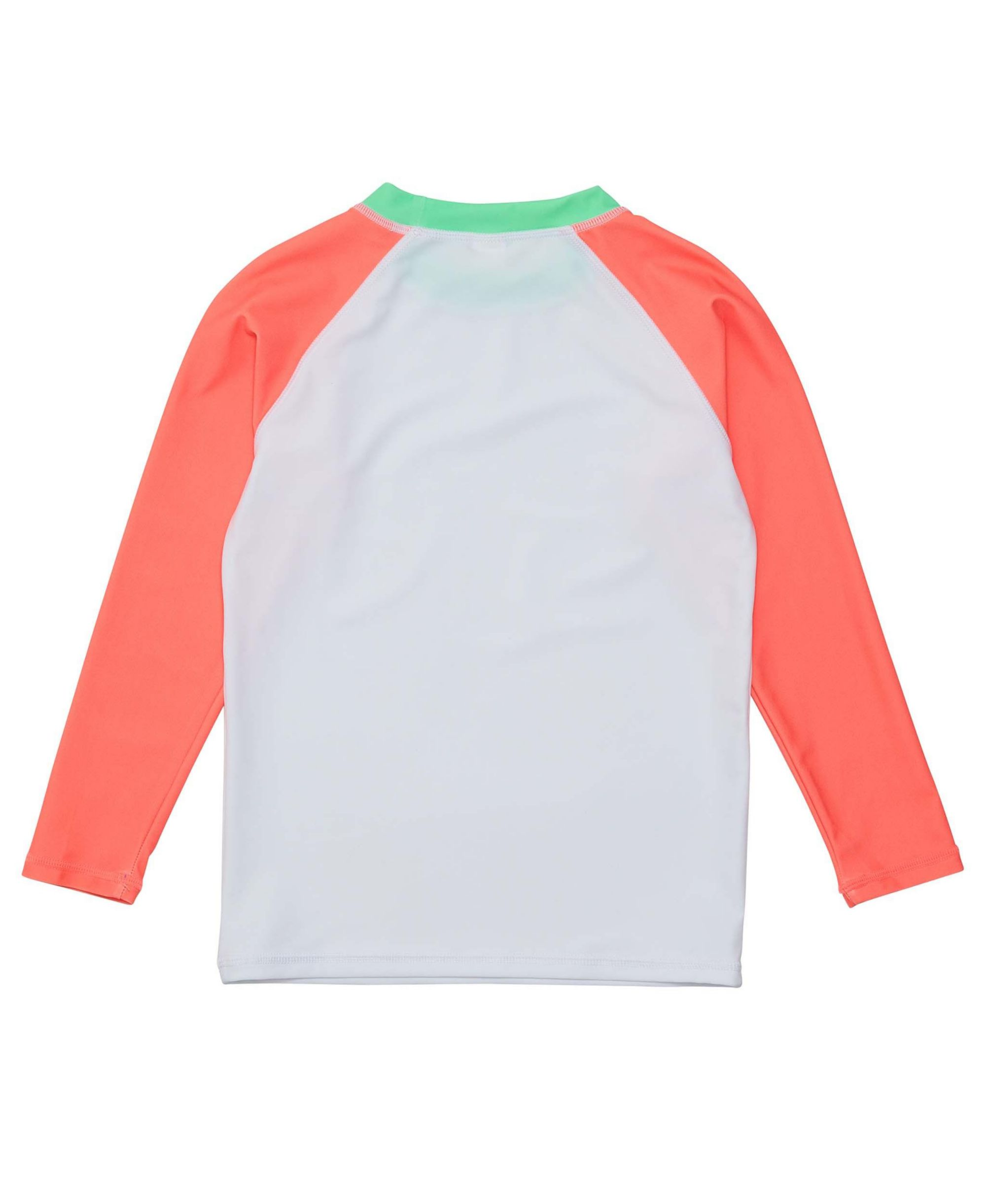Boys' White Coral Sleeve Sustainable Rash Top - Little Kid, Big Kid — Image 5