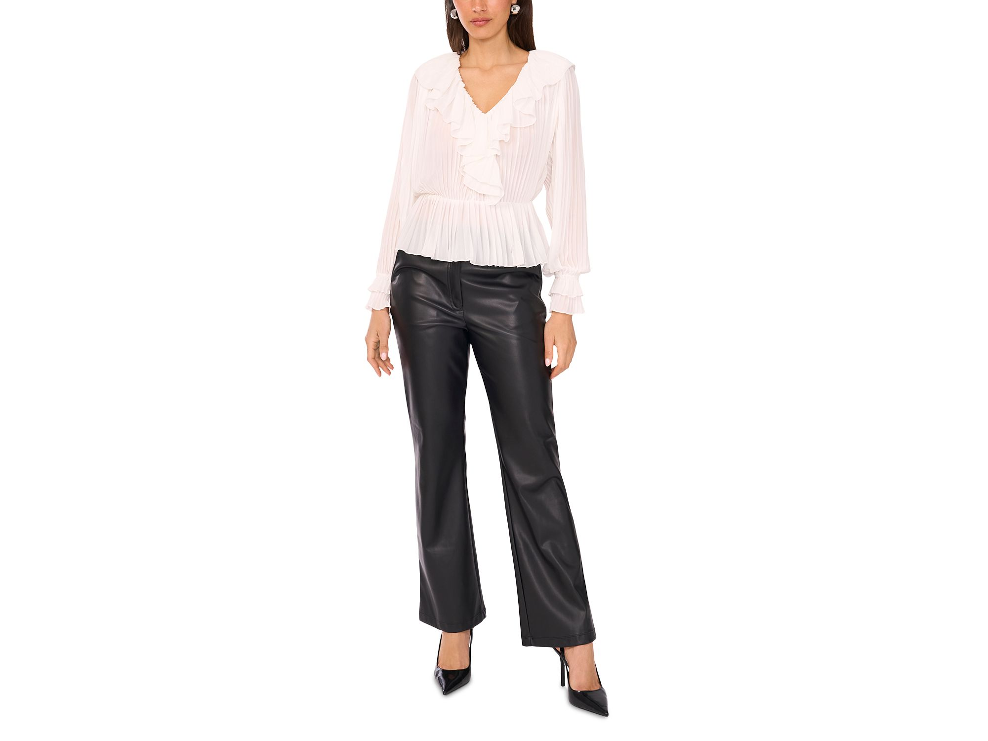 Ruffled Peplum Hem Top — Image 3