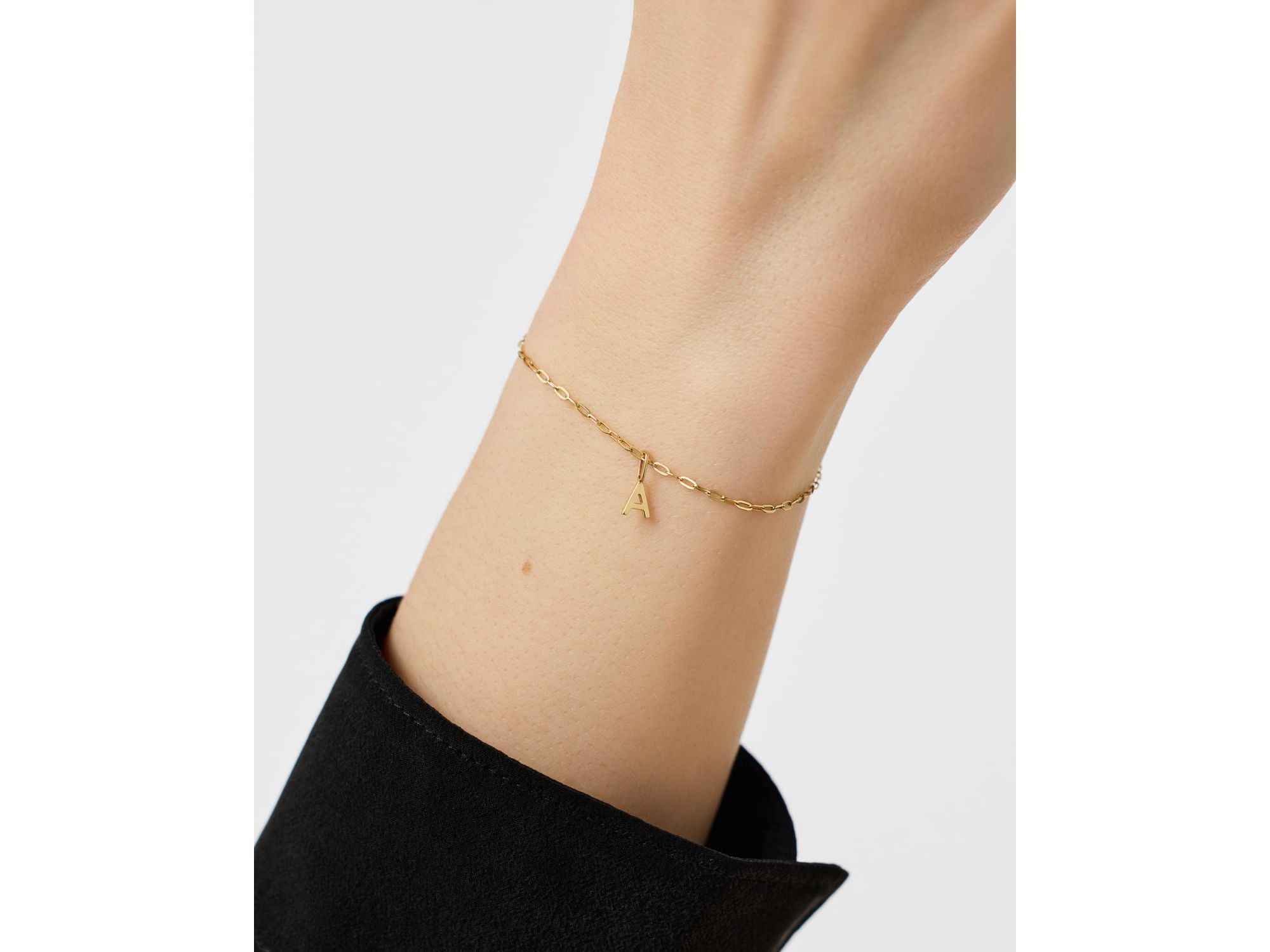 10K  Gold Letter Bracelet — Image 5