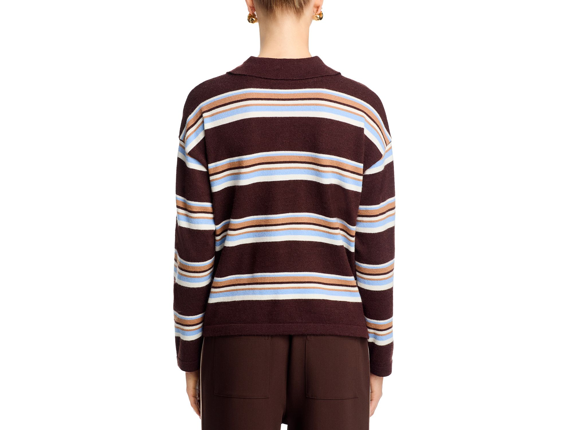 Striped Polo Top - Exclusive — Image 3