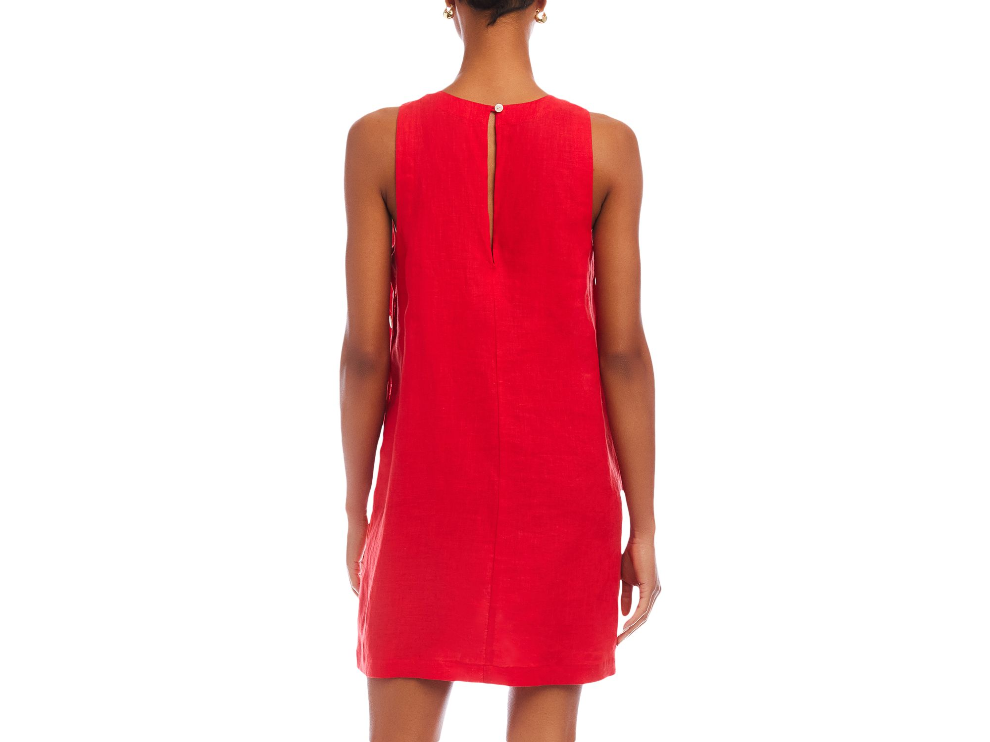 Clarice Side Button Shift Dress — Image 3
