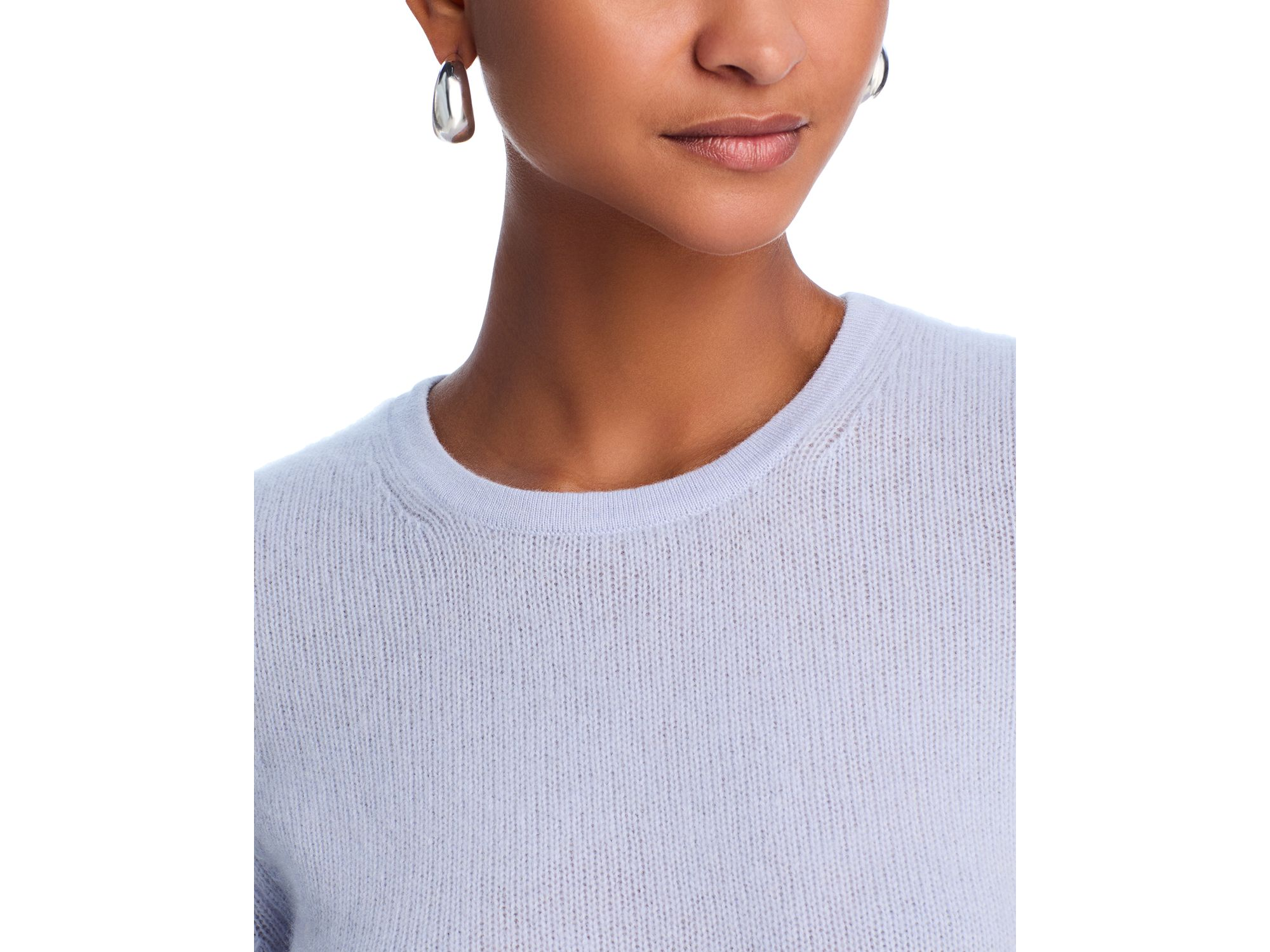Short Sleeve Cashmere Shell Top - Exclusive — Image 3