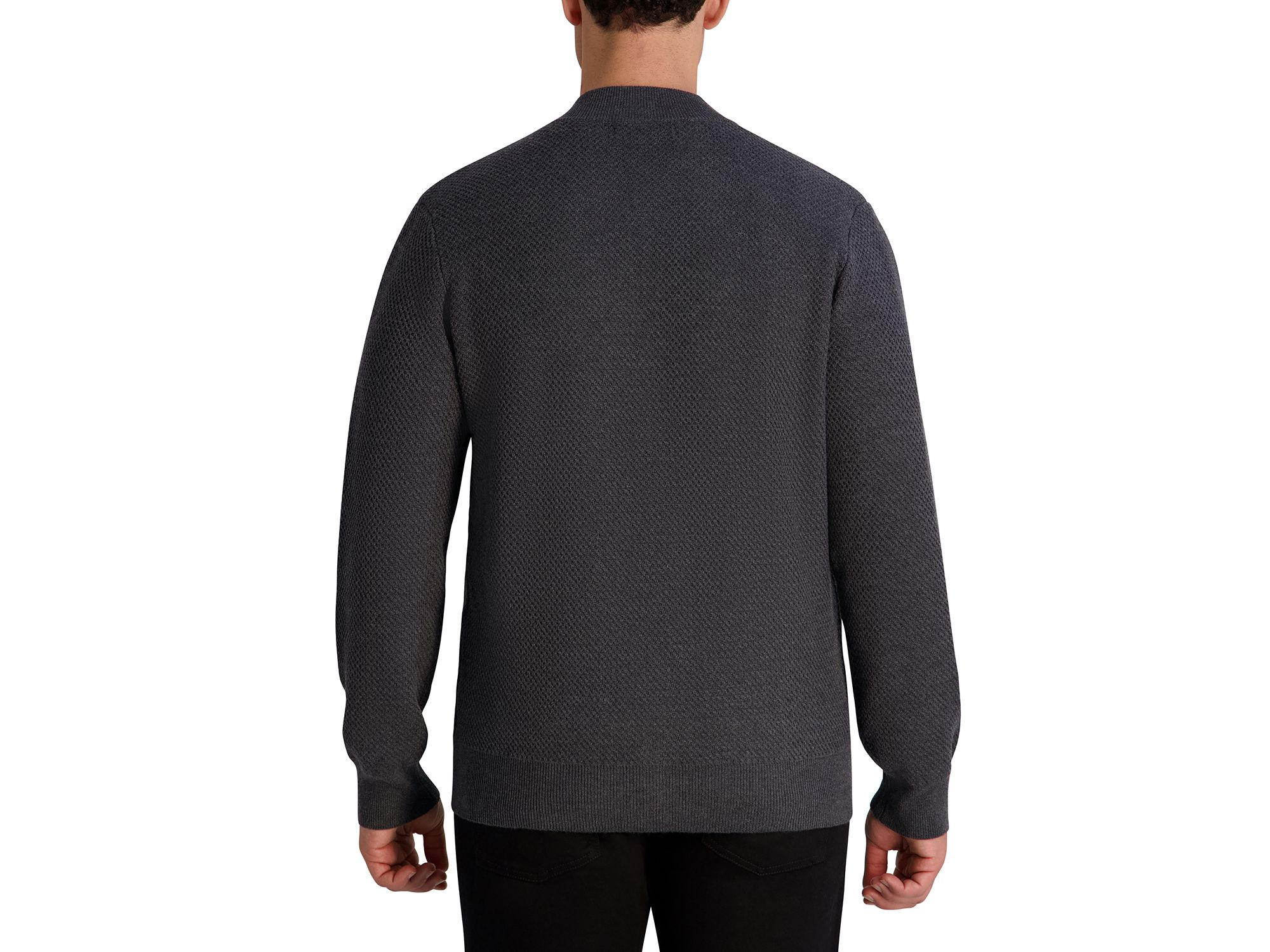Textured Bomber Jacket — Image 3