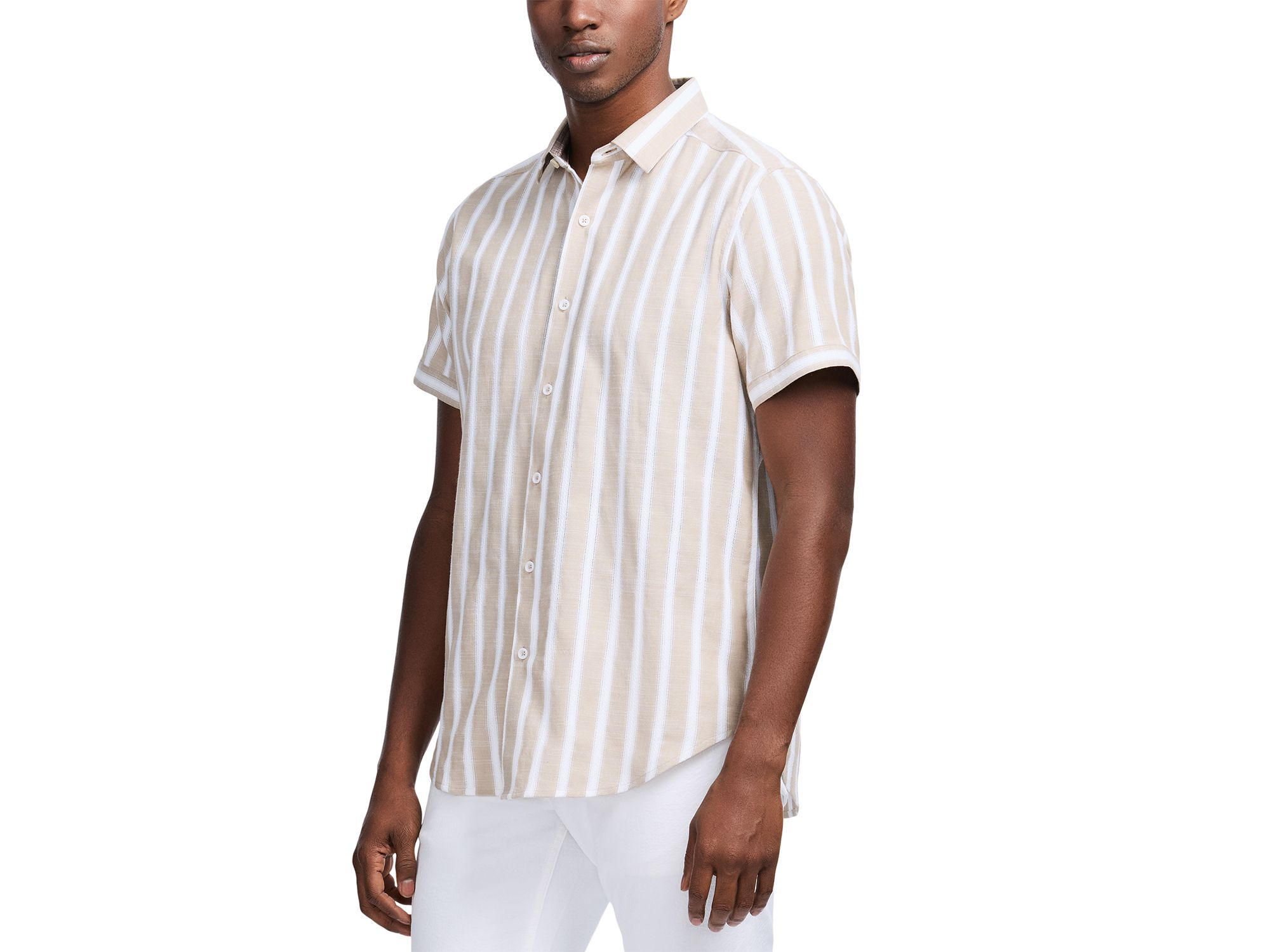 Preston Stripe Short Sleeve Woven Shirt — Image 4