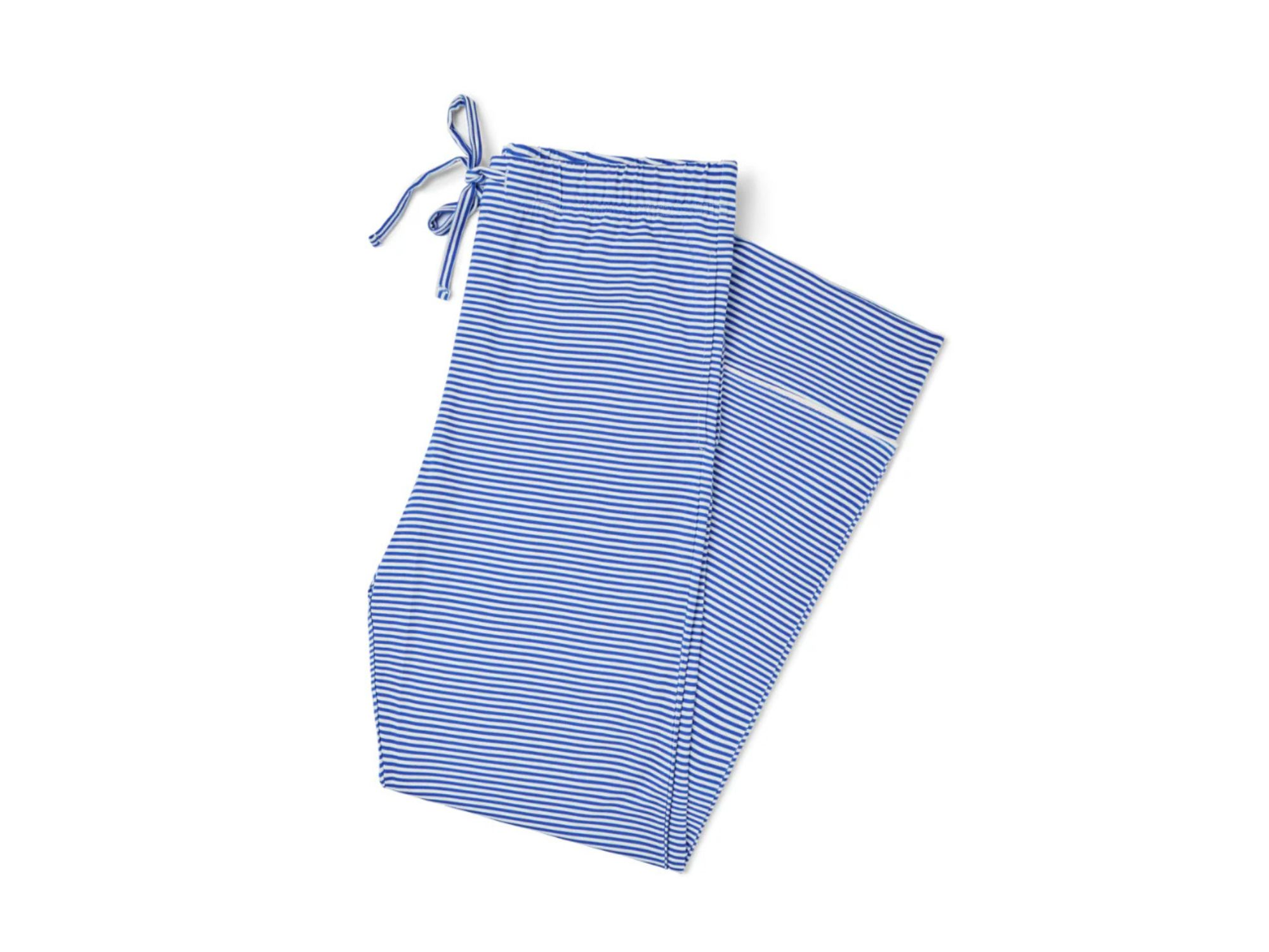 Cobalt Stripe Bamboo Pajama Set — Image 4