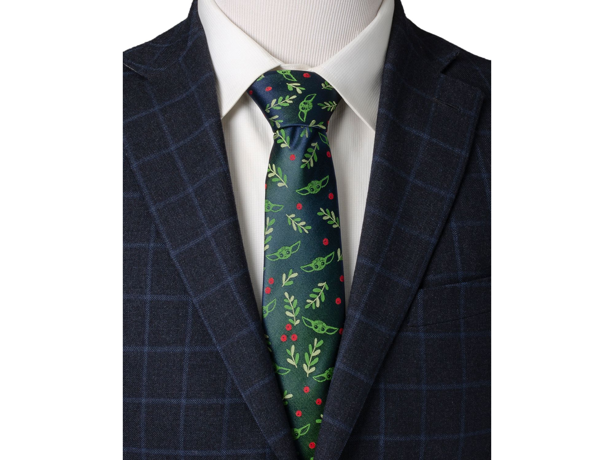 Grogu Holiday Silk Tie — Image 3