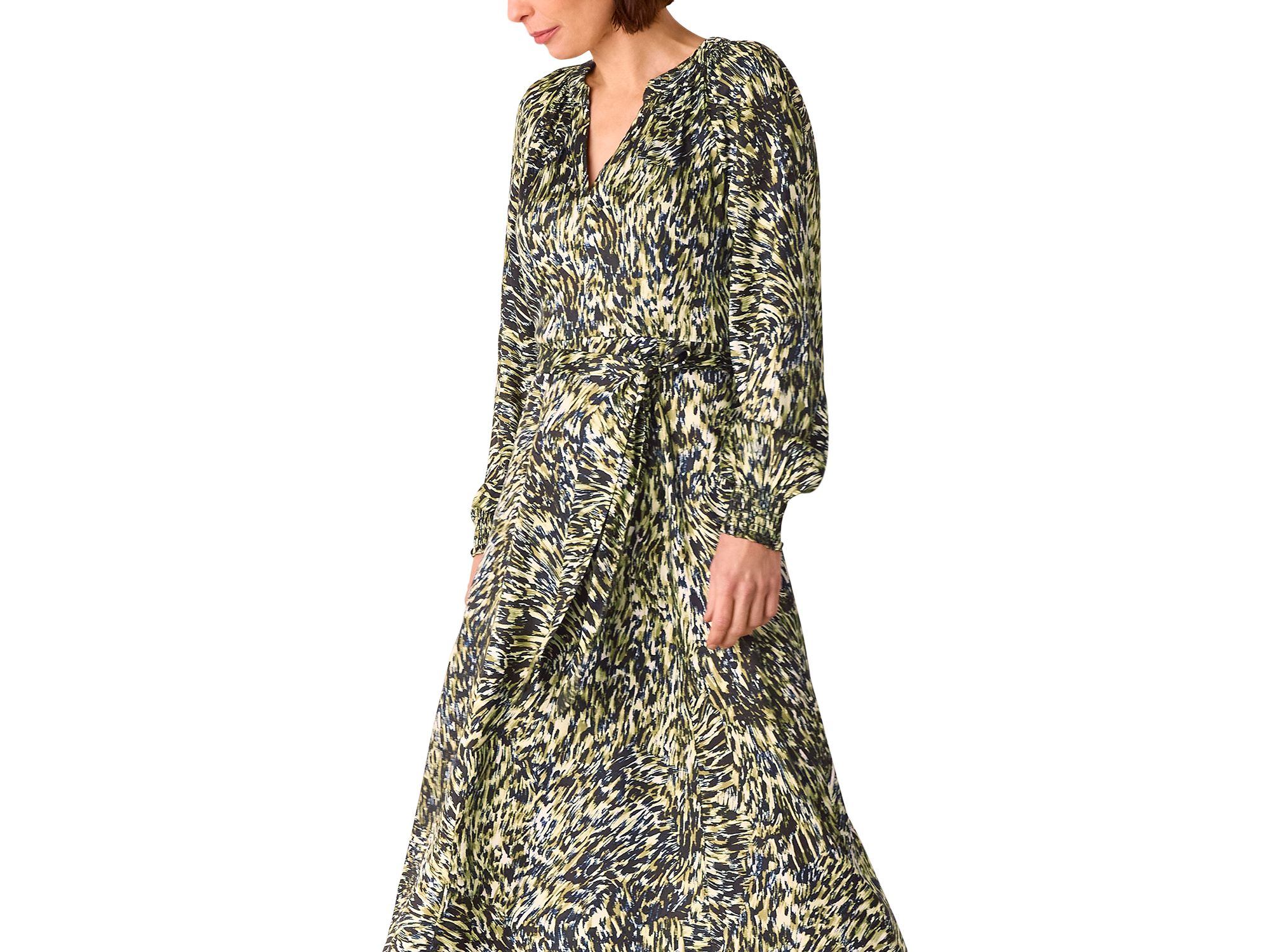 Petite Marlow Leopard Swirl Dress — Image 3