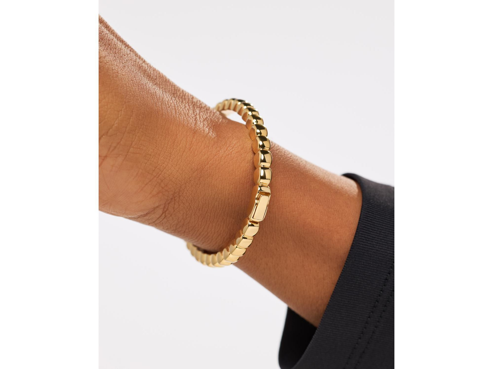 Clarissa Gold Bangle Bracelet — Image 4