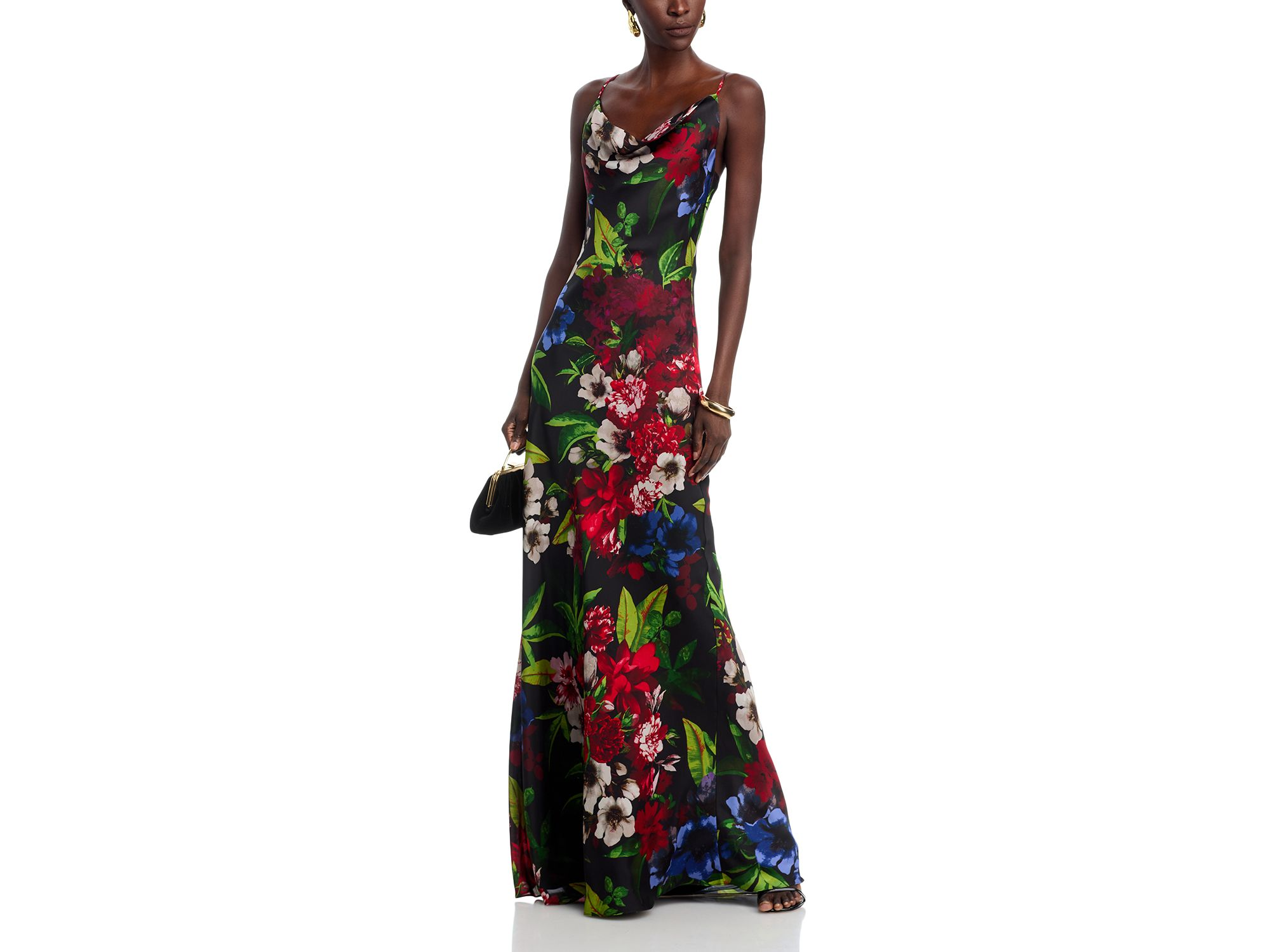 Printed Spaghetti Strap Slip Dress - Exclusive — Image 3