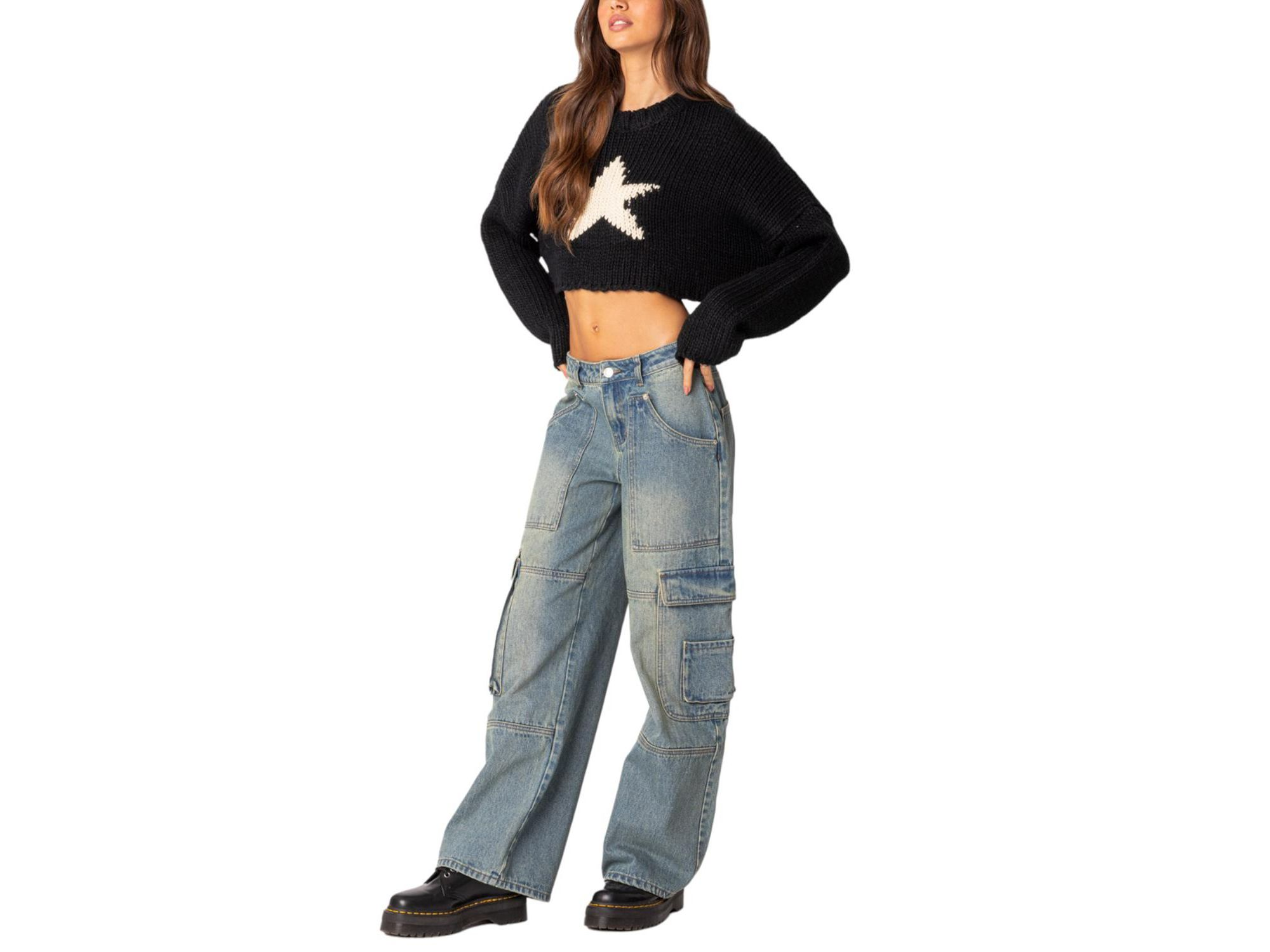 Mega Star Cropped Sweater — Image 5