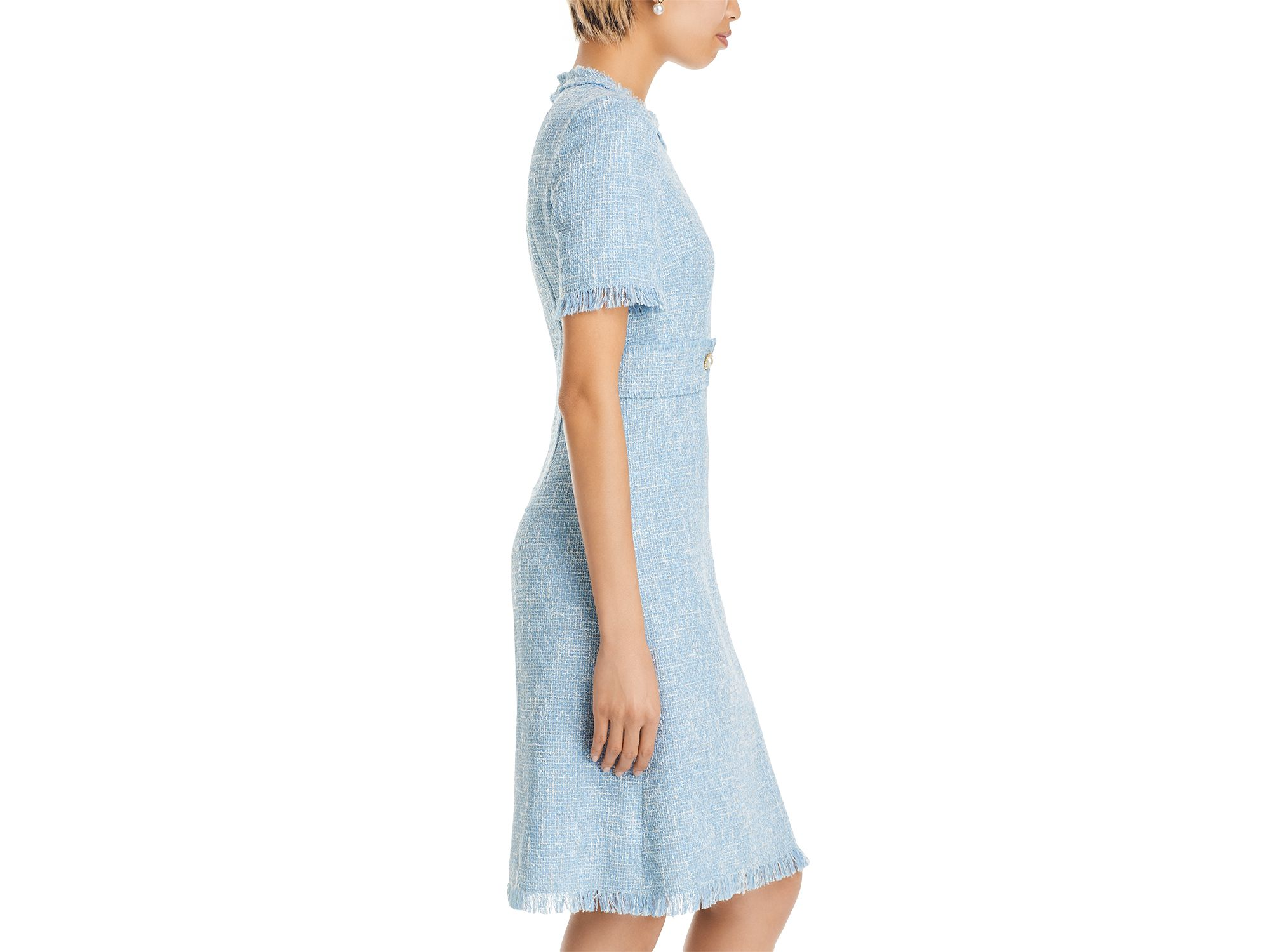 Bouclé Tweed Dress — Image 6