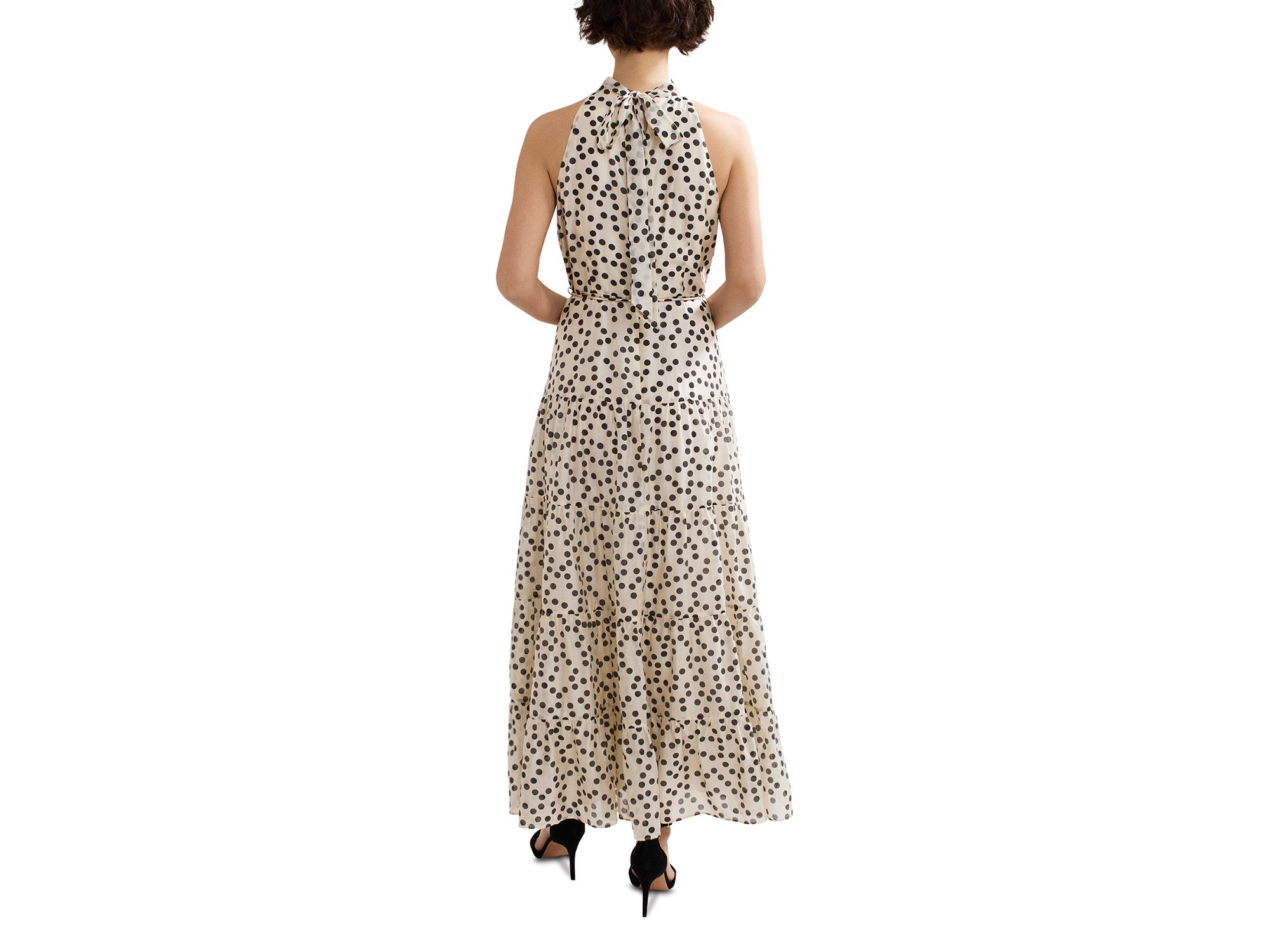 Nita Spot Print Maxi Dress — Image 8