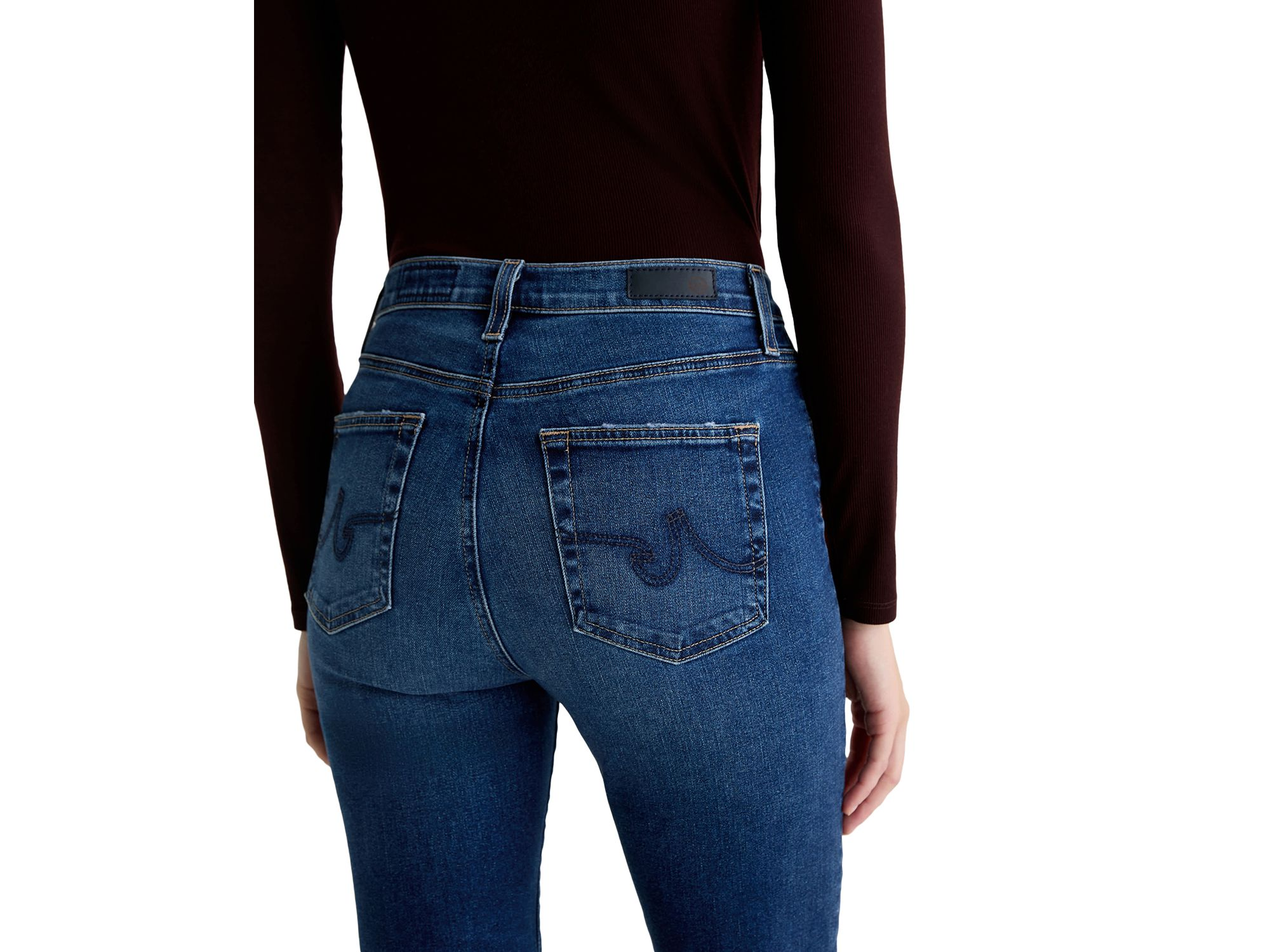 Madi High Rise Flare Jeans in Forgotten — Image 3