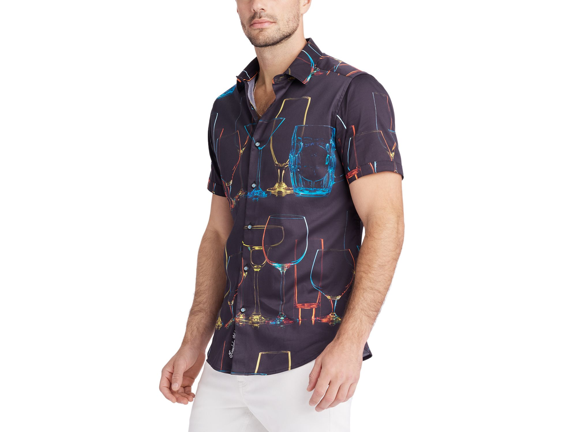 Neon Nights Short Sleeve Woven Shirt — Image 5