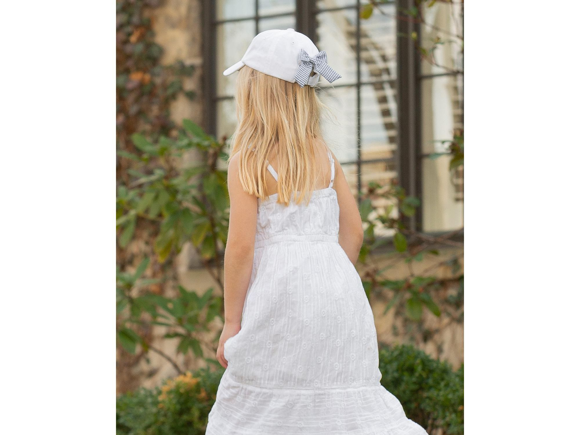 Girls' American Flag Bow Baseball Hat - Little Kid, Big Kid — Image 3