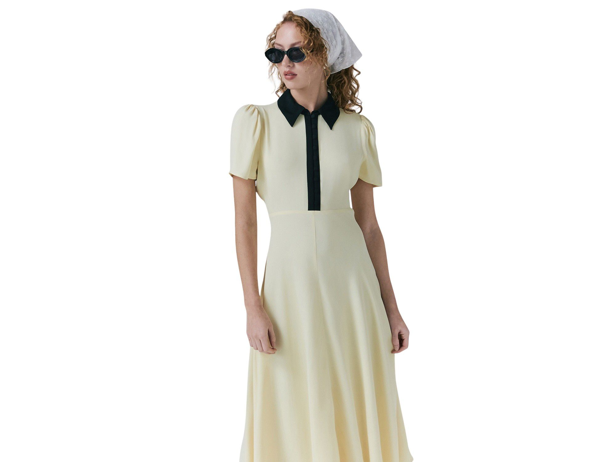 Bethan Crepe Midi Shirt Dress — Image 3