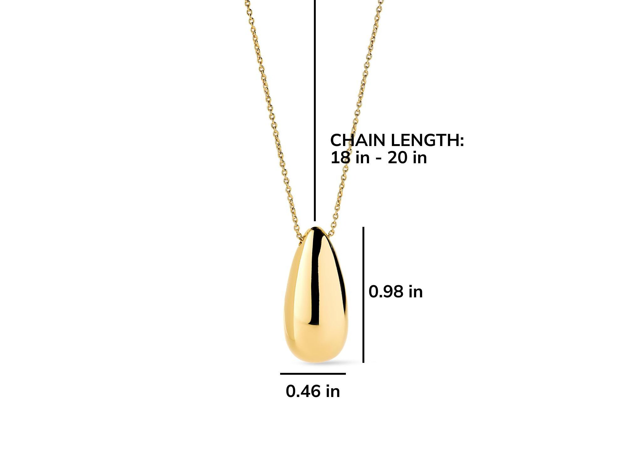 Soren Brass Gold Pendant Necklace — Image 5