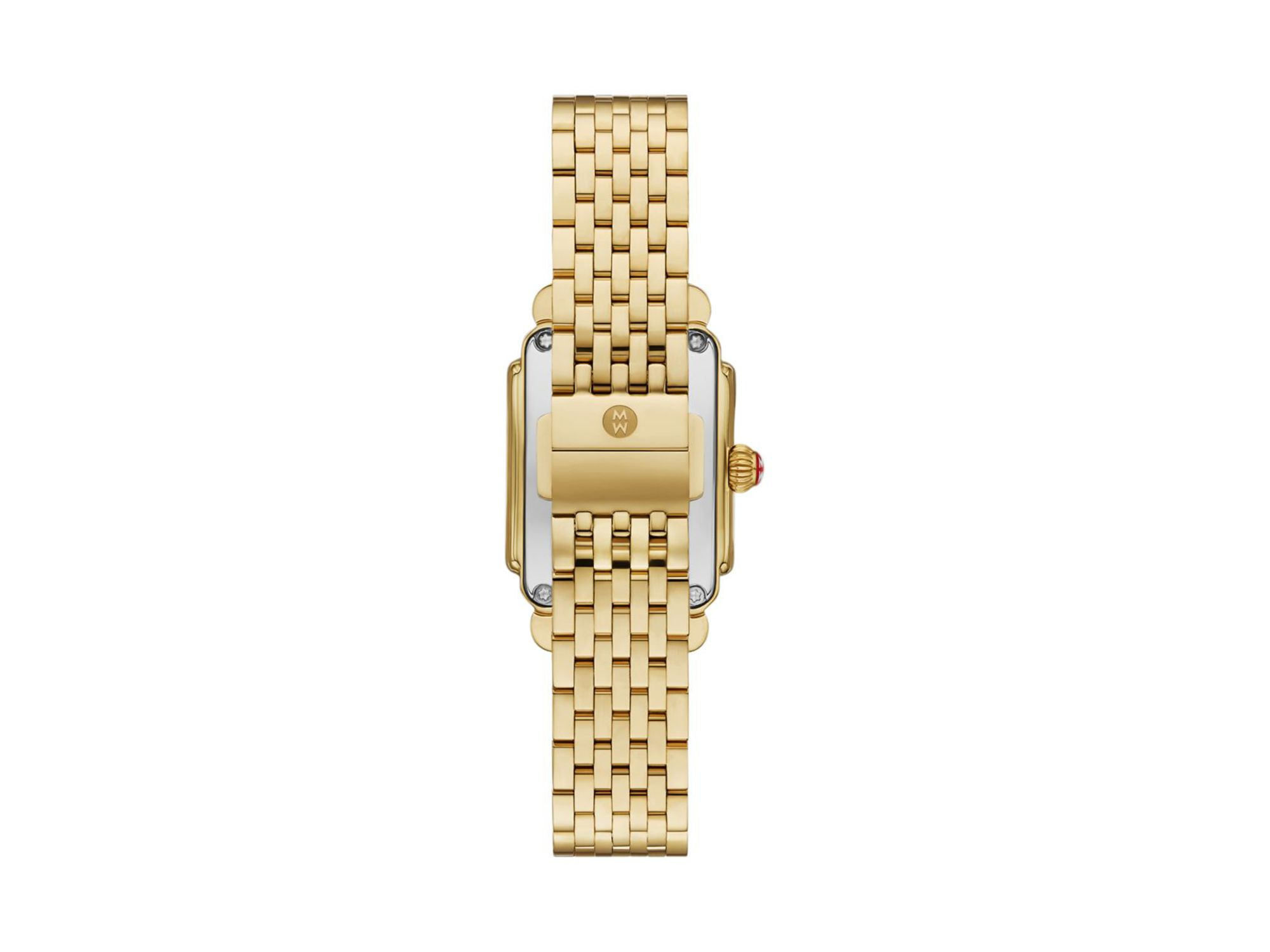 Deco Courbe 18K Gold-Plated Diamond Watch, 26mm x 32mm — Image 3