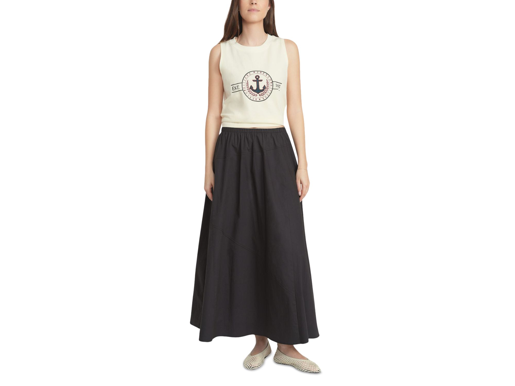 Poplin A Line Skirt — Image 4