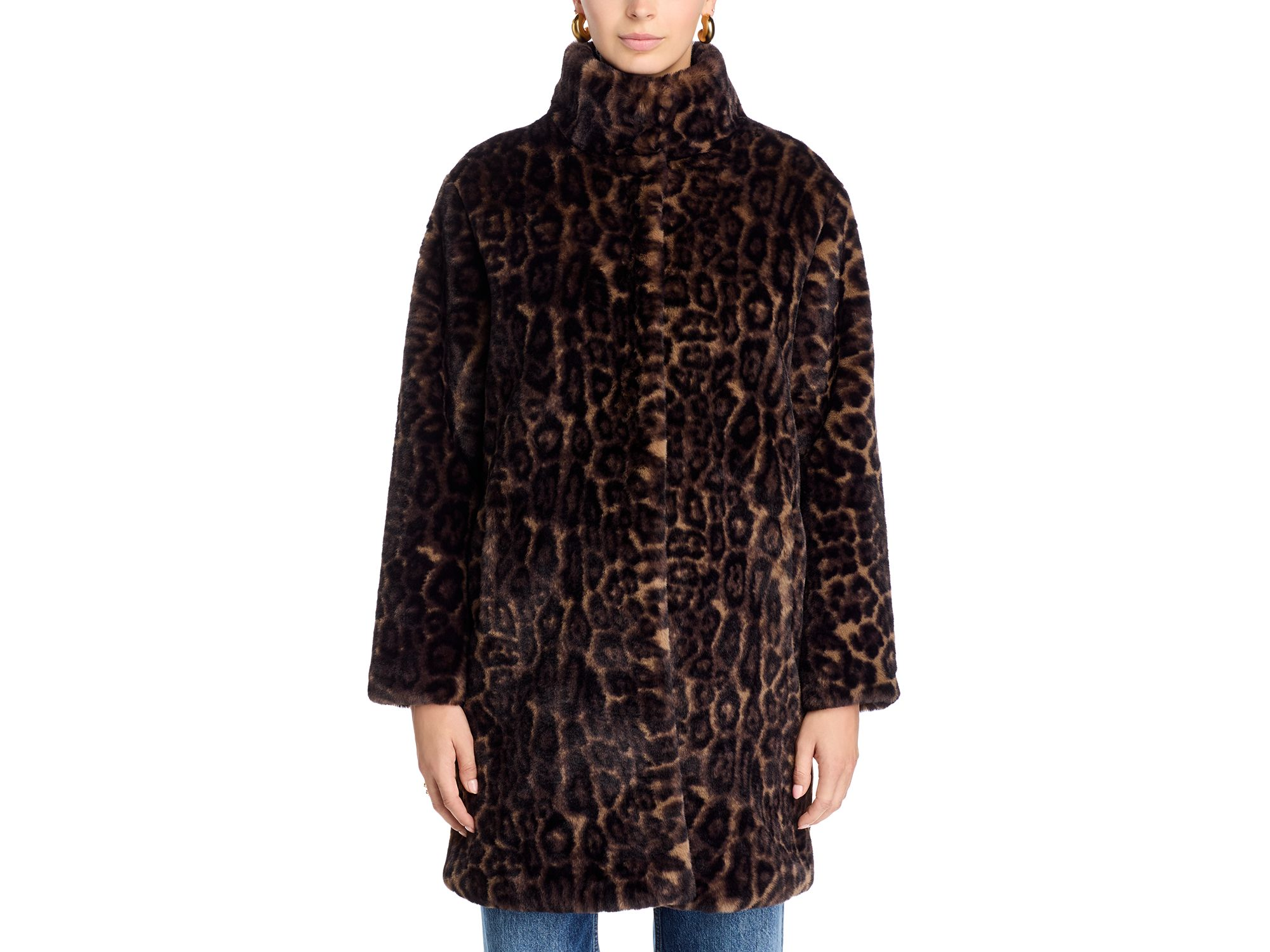 Faux Fur Coat — Image 4