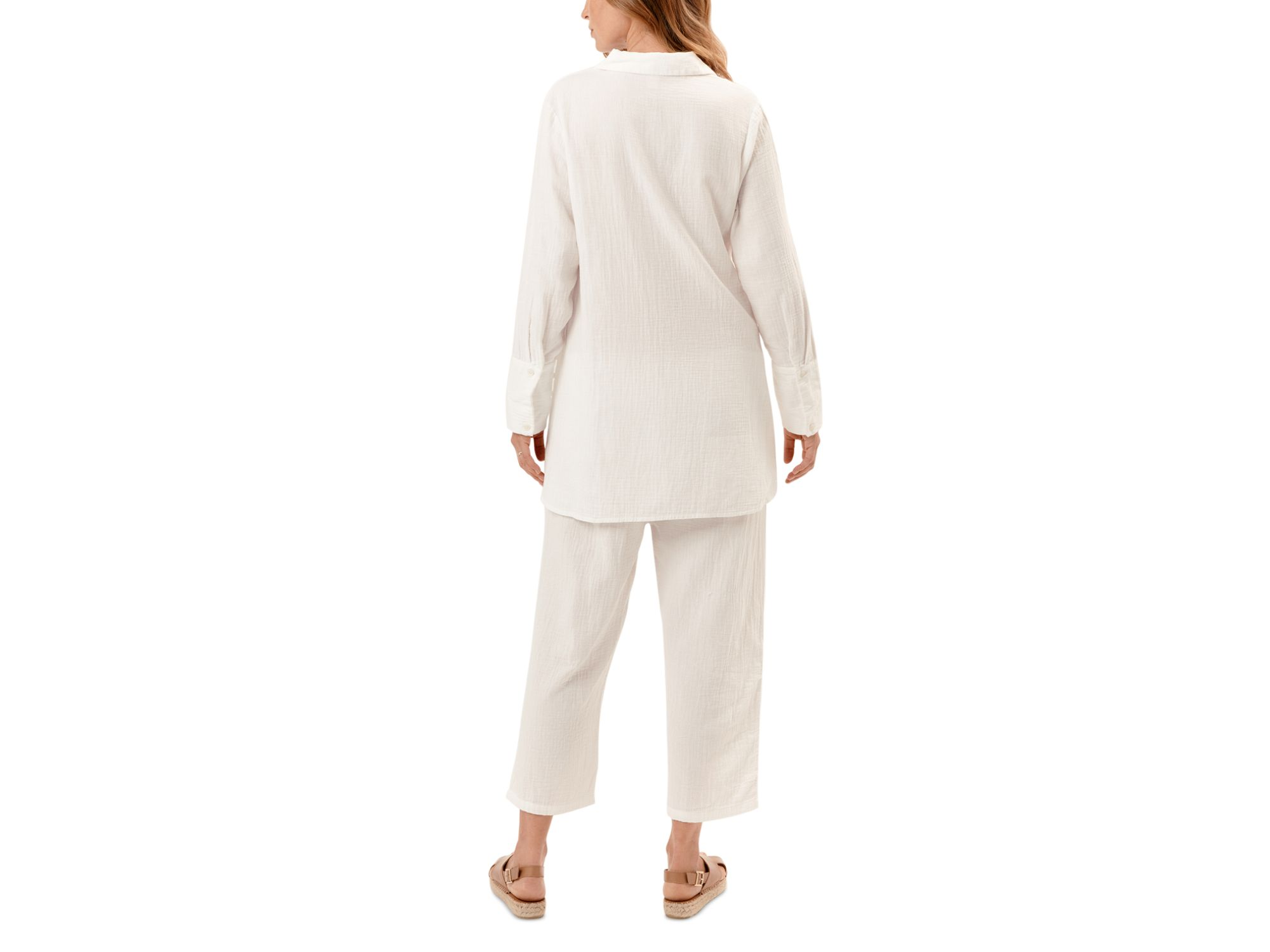 The Everyday Cotton Maternity Shirt — Image 3