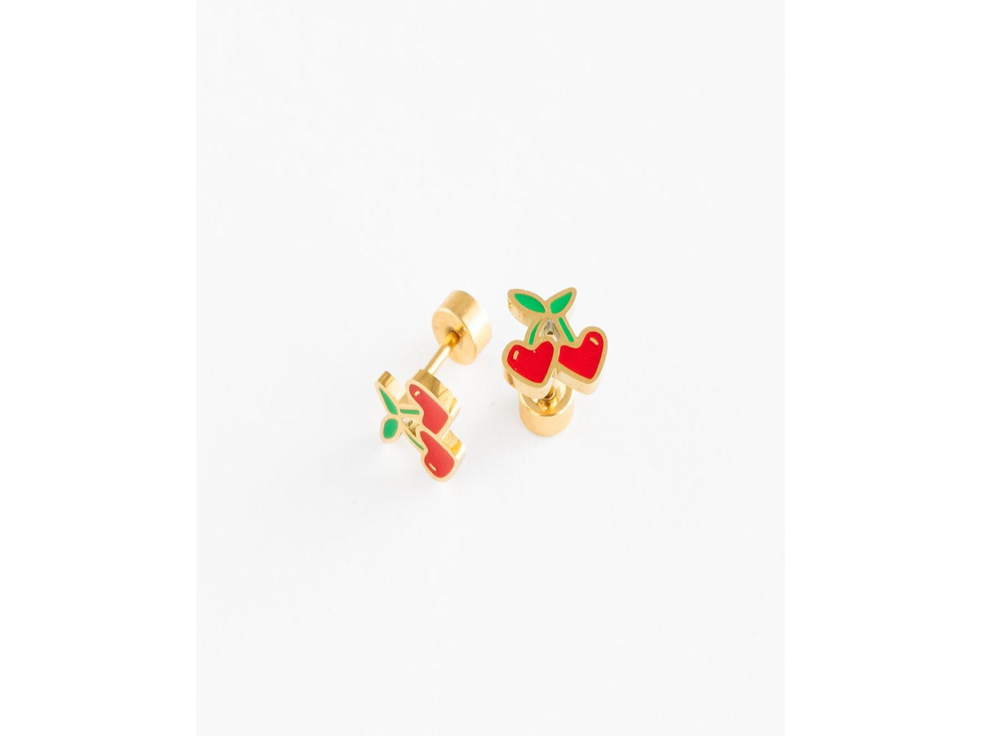 Girl's Cherries Earring — Image 4