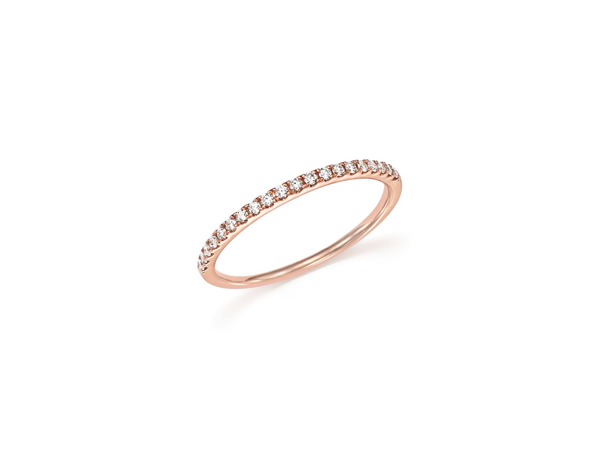 Diamond Micro Pavé Band in 14K Gold, 0.15 tcw — Image 5