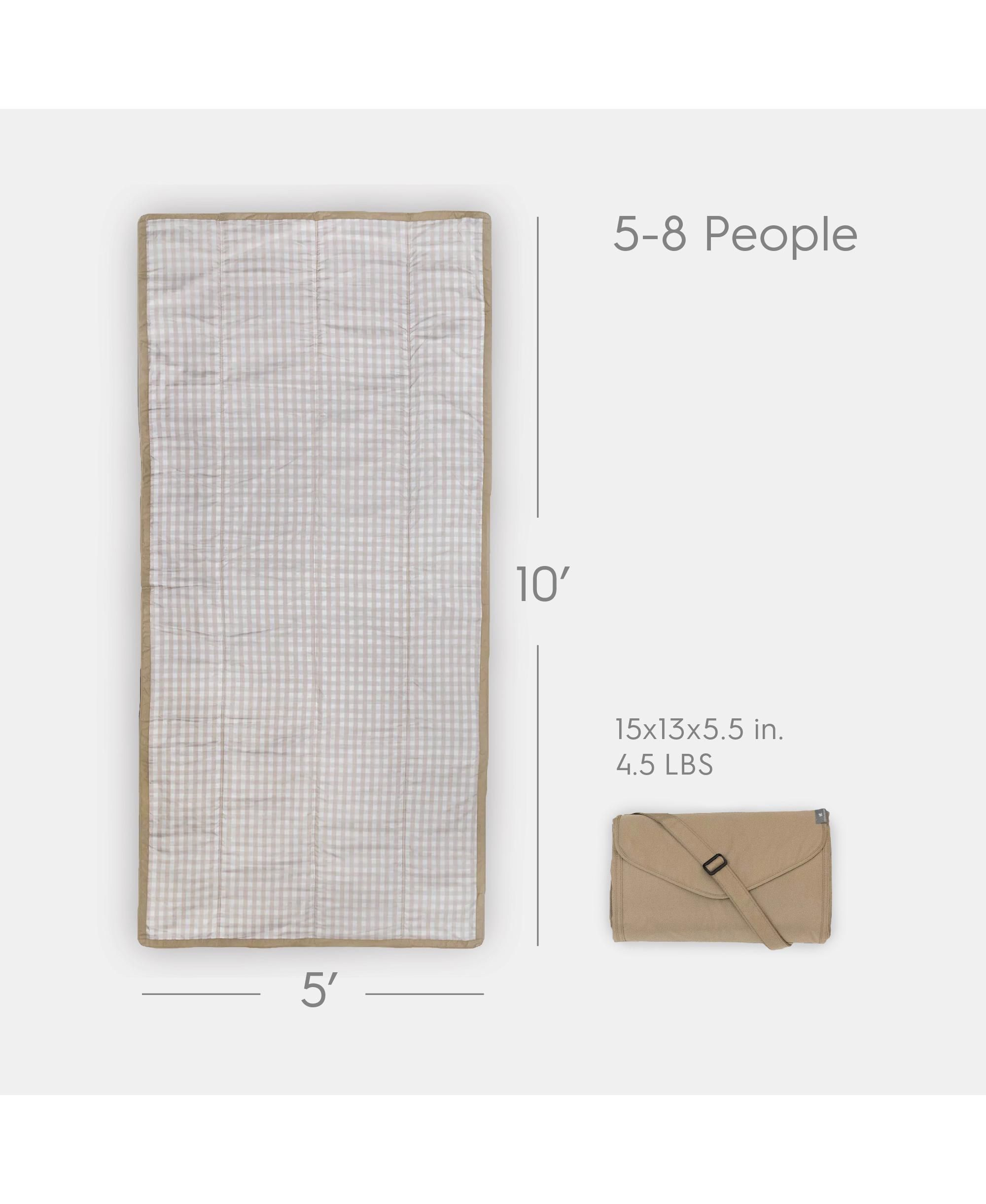 Unisex Outdoor Blanket 5 x 10 - Baby — Image 5