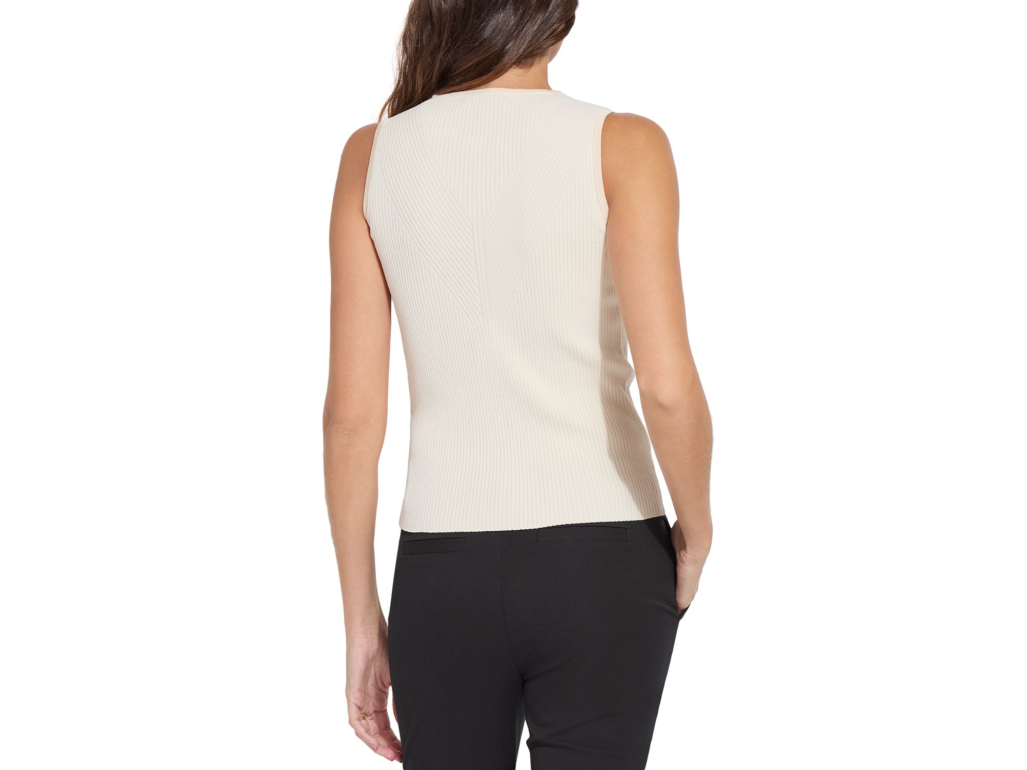 Allegra Ribbed Tank Top — Image 3