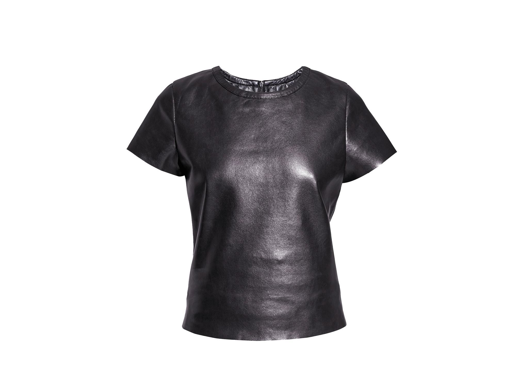 New Guard Recycled Leather Tee — Image 4
