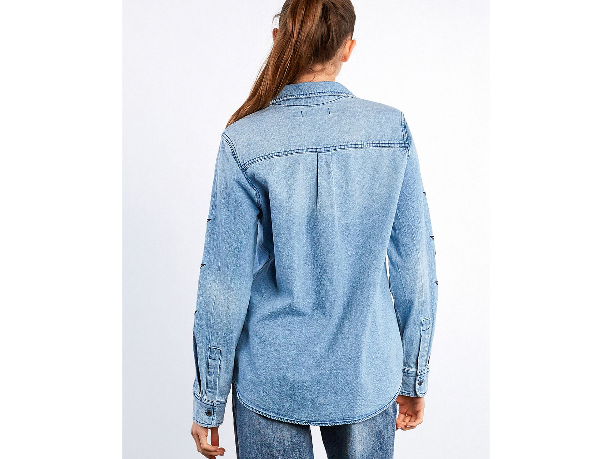 The Stars Align Denim Shirt — Image 3