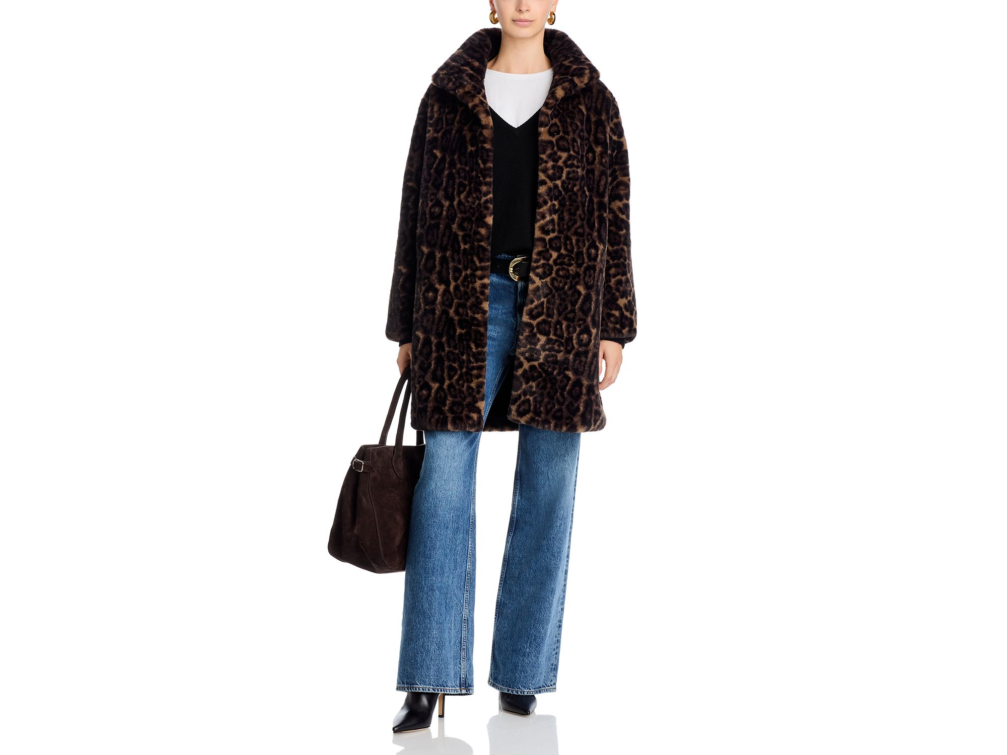Faux Fur Coat — Image 6