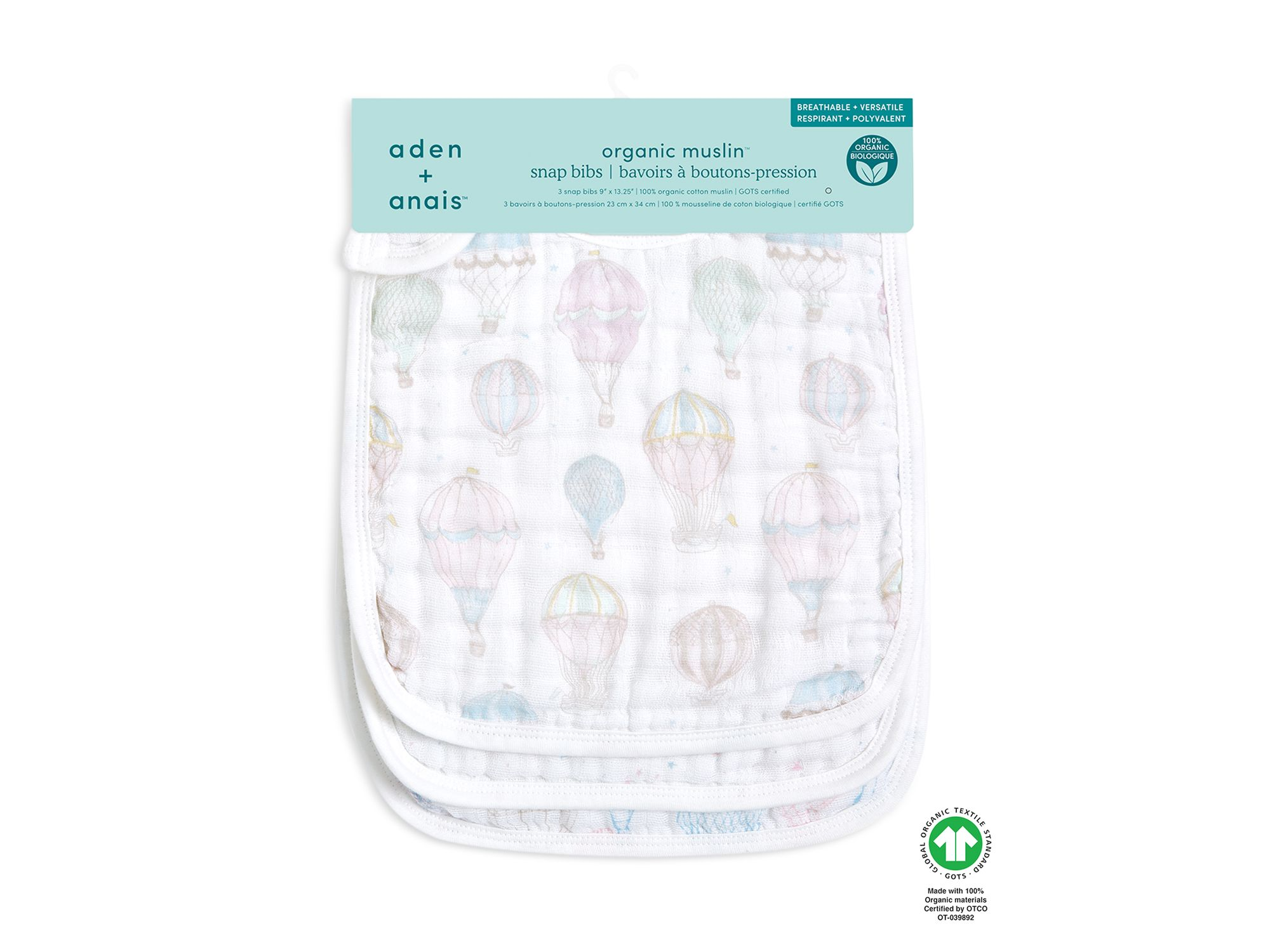 Snap Bibs, 3 Pack — Image 3