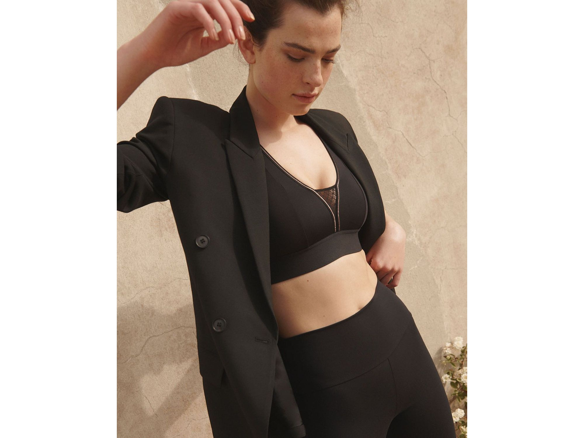 Harmony High Impact Mesh Trim Sports Bra — Image 4