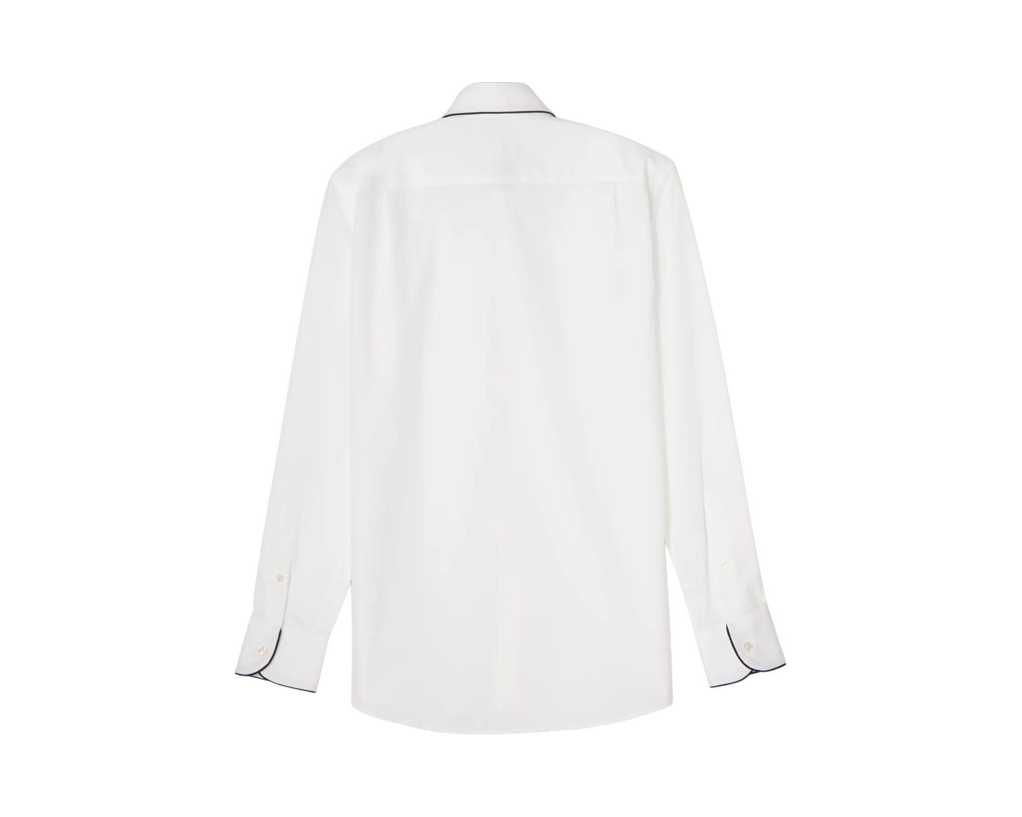 Reeves Piped Formal Contemporary Fit Shirt — Image 5